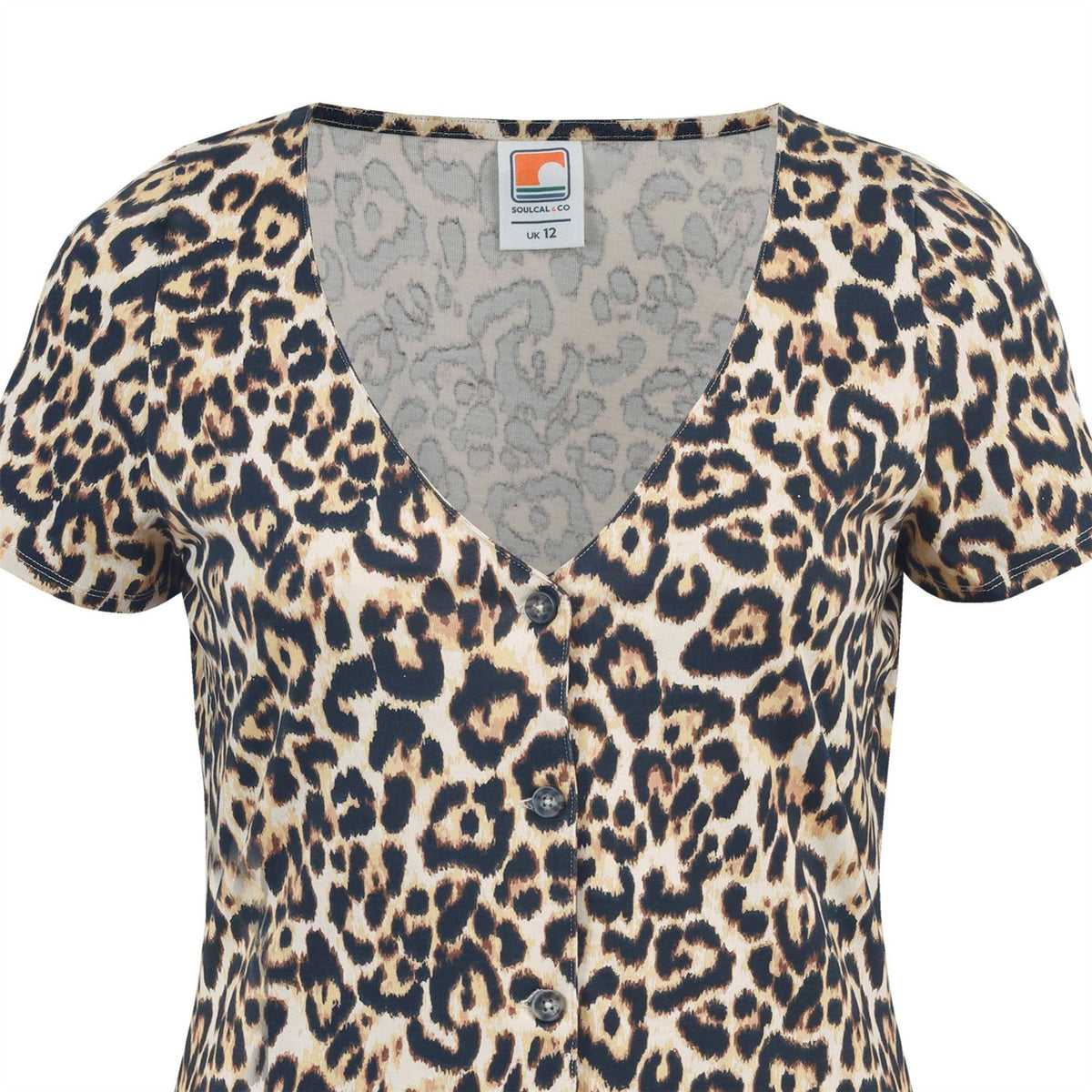 SoulCal Up V-Neck Mini A-Line Dress