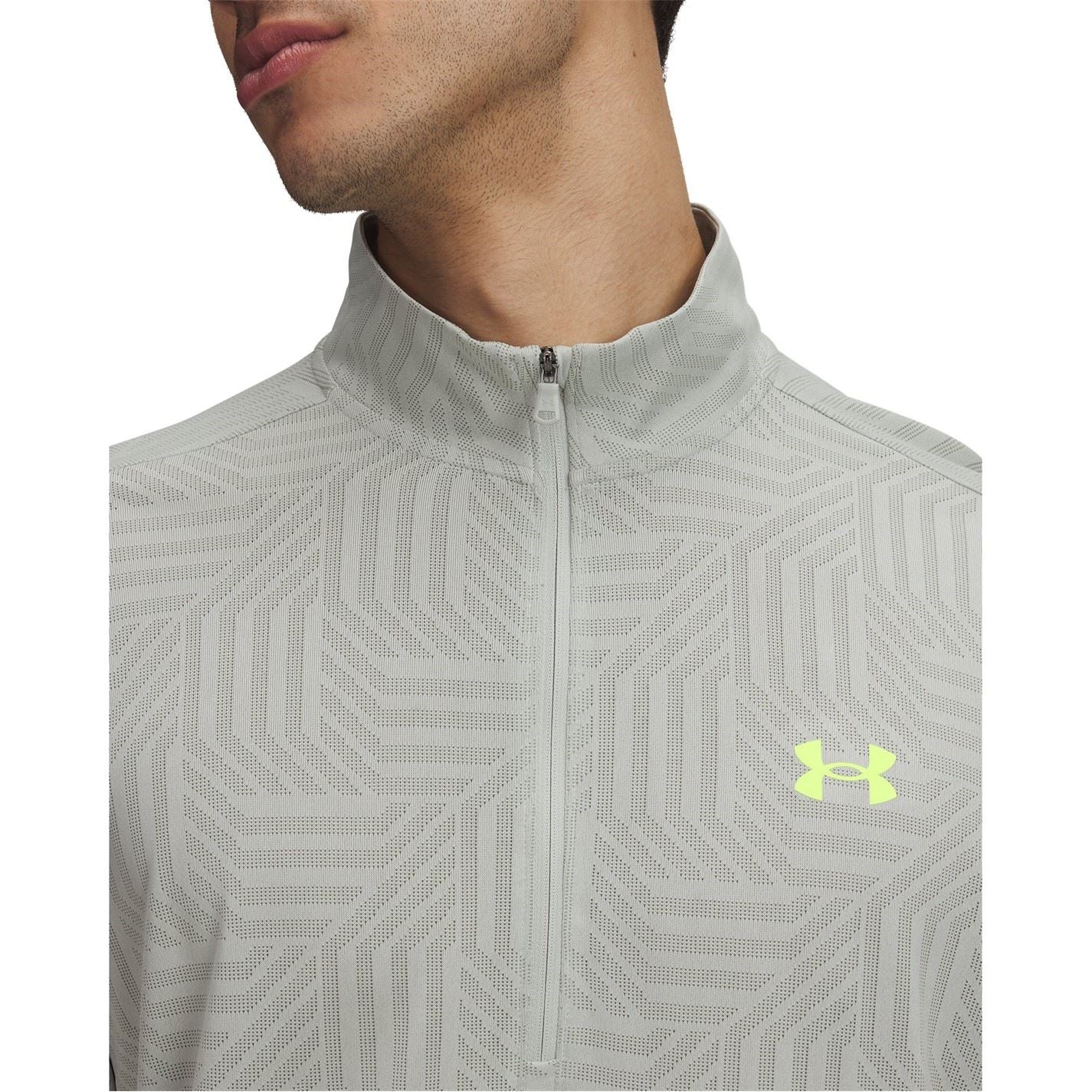 Under Armour Geotessa Tech Zip Neck Long Sleeve Sweatshirt