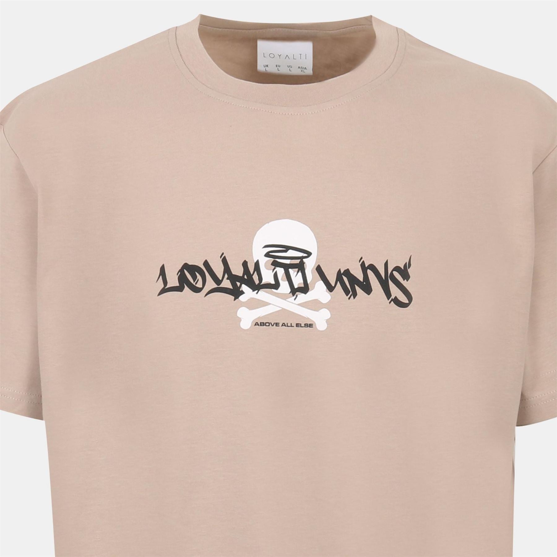 Loyalti Camo Skull Crew Neck Short Sleeve T-Shirt