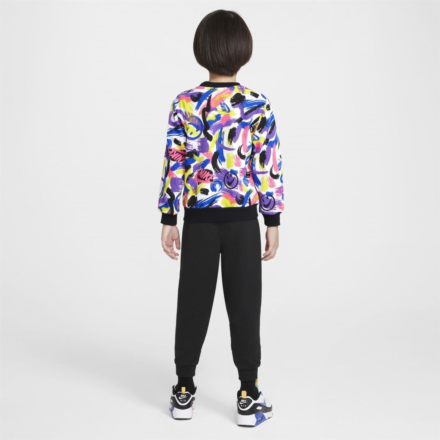 Nike Express Yourself All Over Print Sweatshirt   Tracksuit Childrens