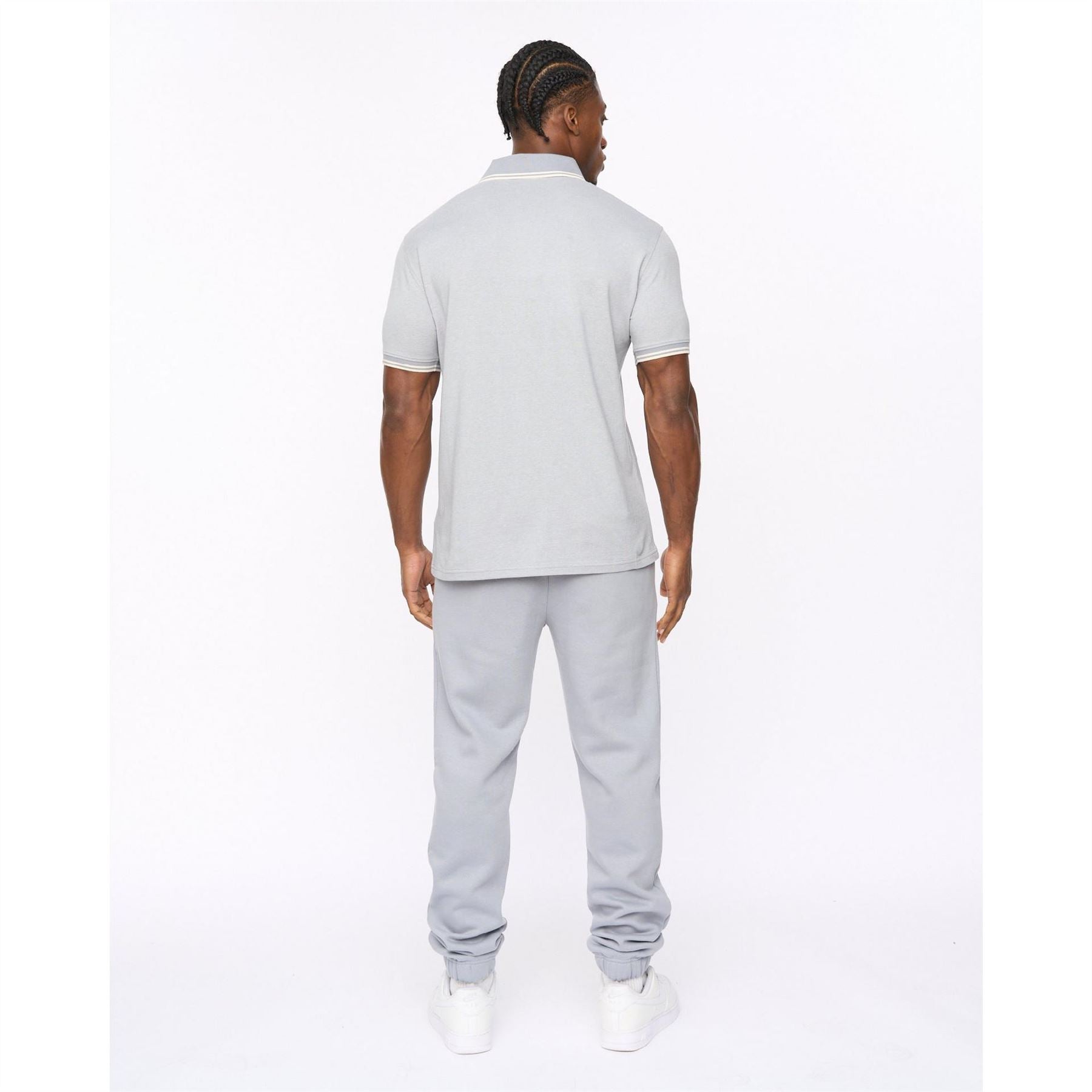 Crosshatch Preece Bold Logo Collared Neck Short Sleeve Polo Shirt
