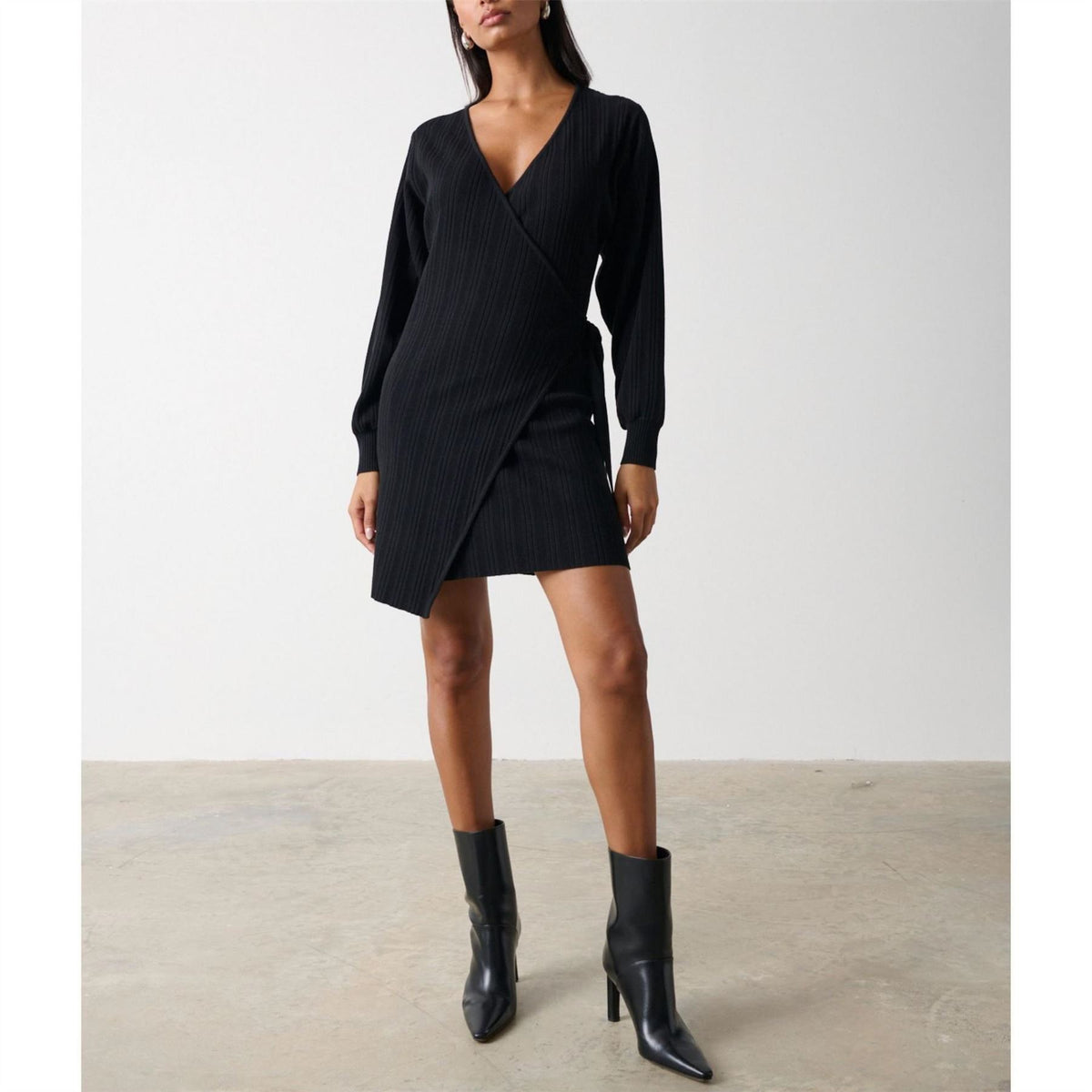 Pretty Lavish Plisse Mini Dress