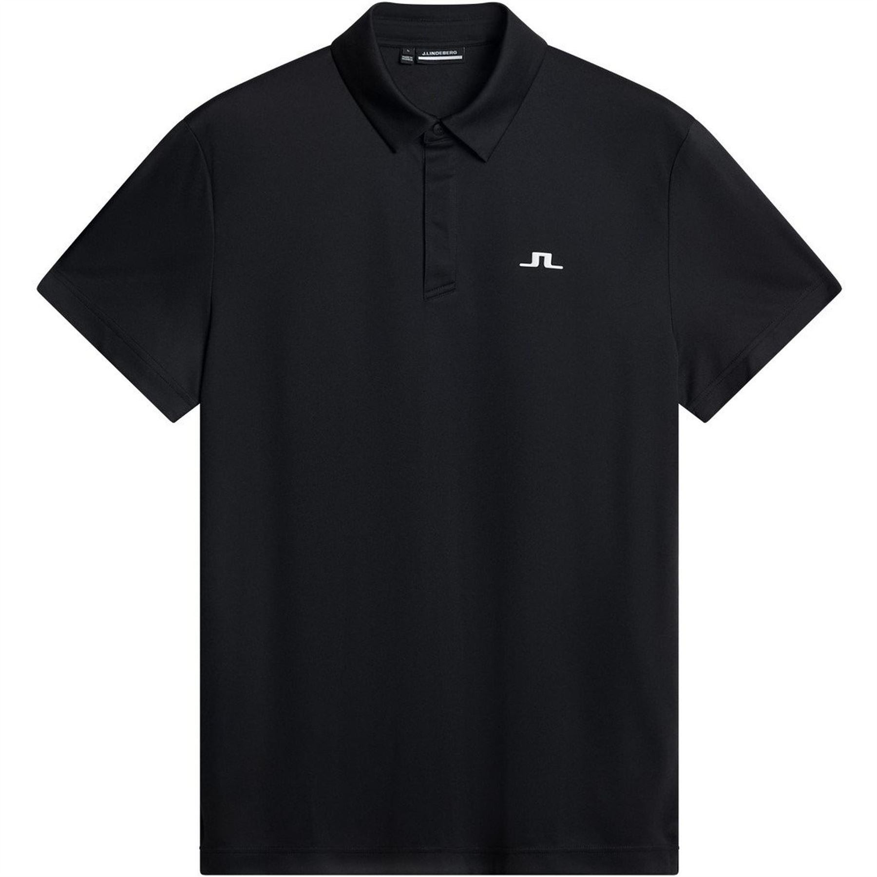 J Lindeberg Golf Collared Neck Short Sleeve Polo Shirt