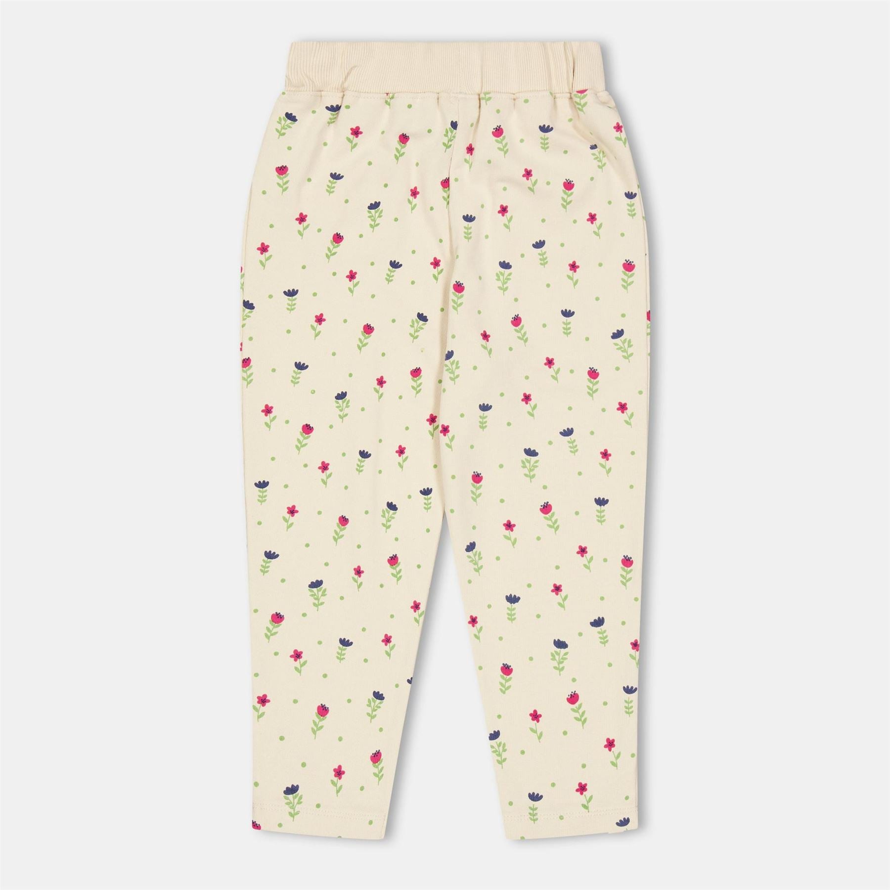 Lilly and Sid Floral Patterned Straight Joggers