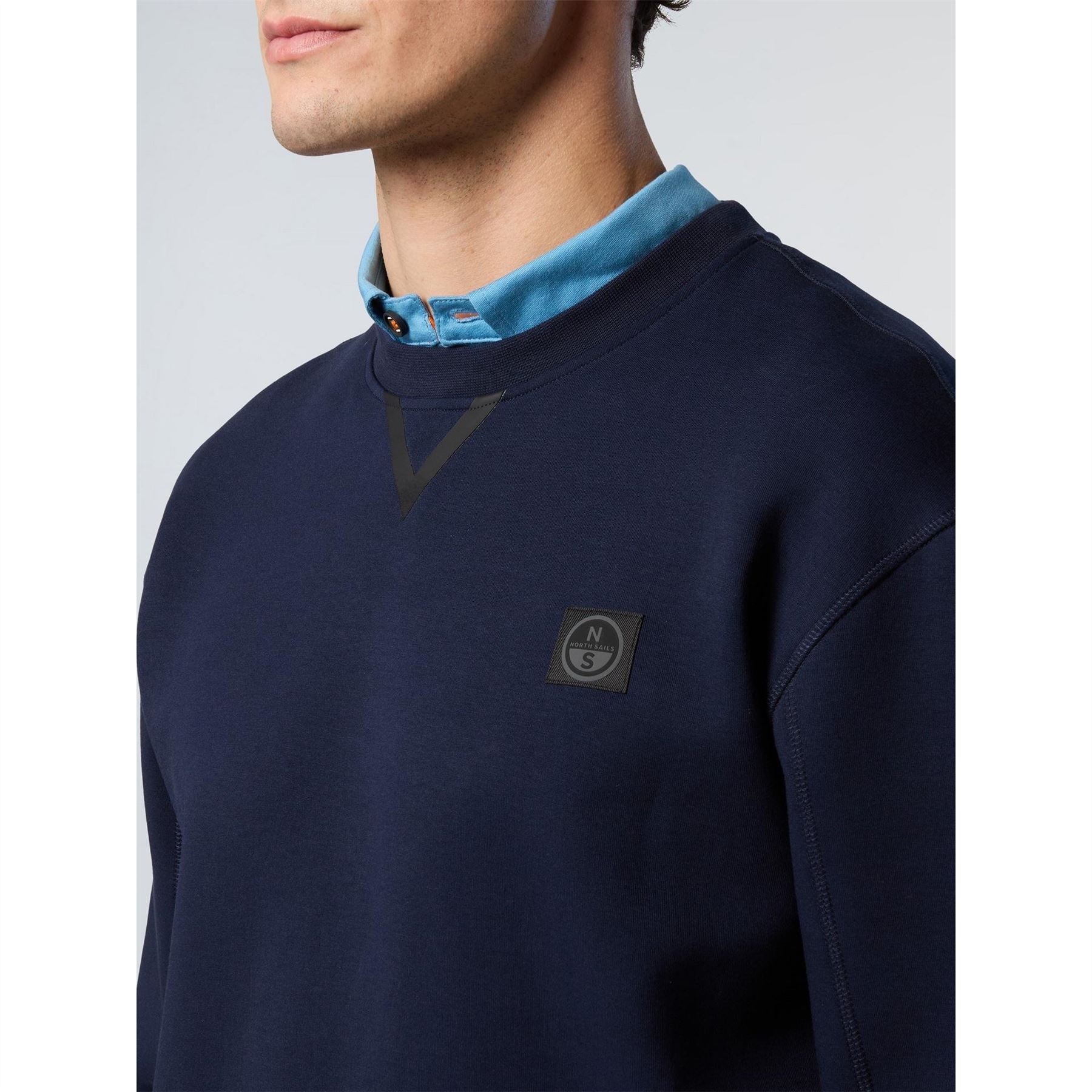 North Sails Regular Fit Crew Neck Logo Print Sweatshirt