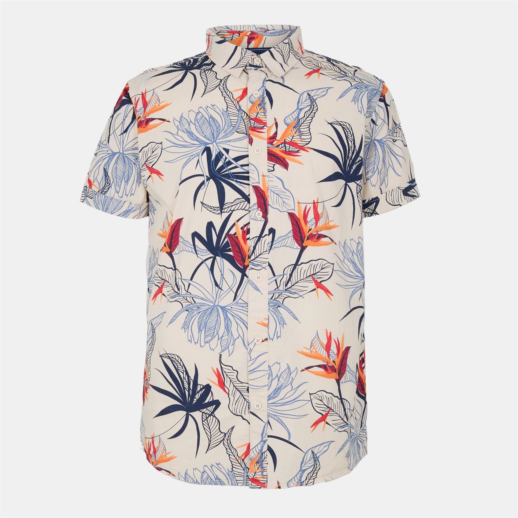 Bench Collared Neck Short Sleeve Regular Fit Shirt