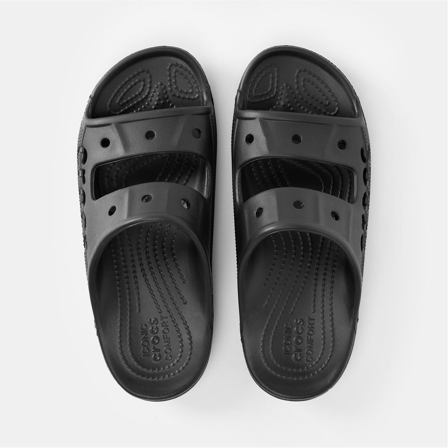 Crocs Baya Flatform Open Toe Slide Sandals