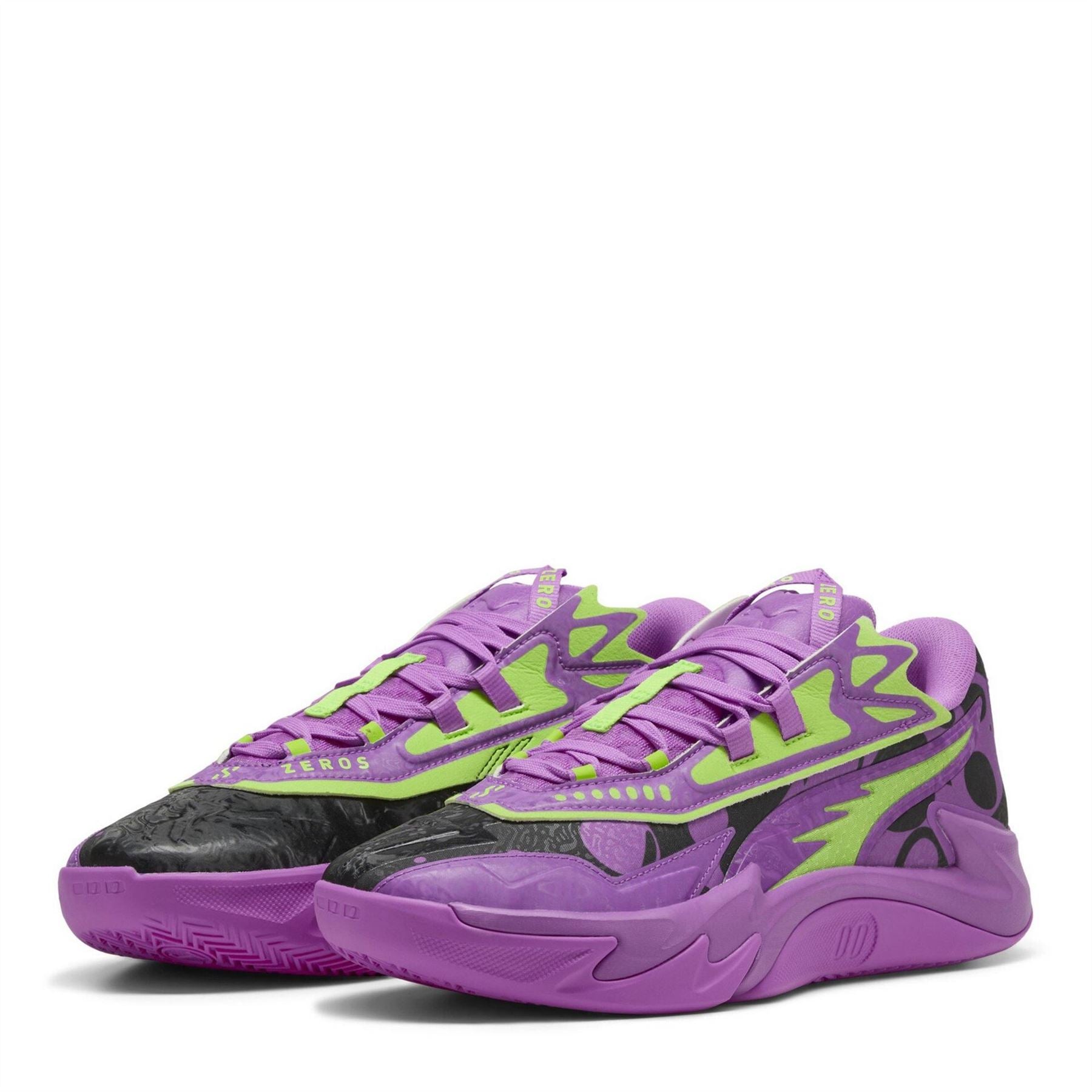 Puma Scoot Zeros Ii Purple Lab Basketball Trainers