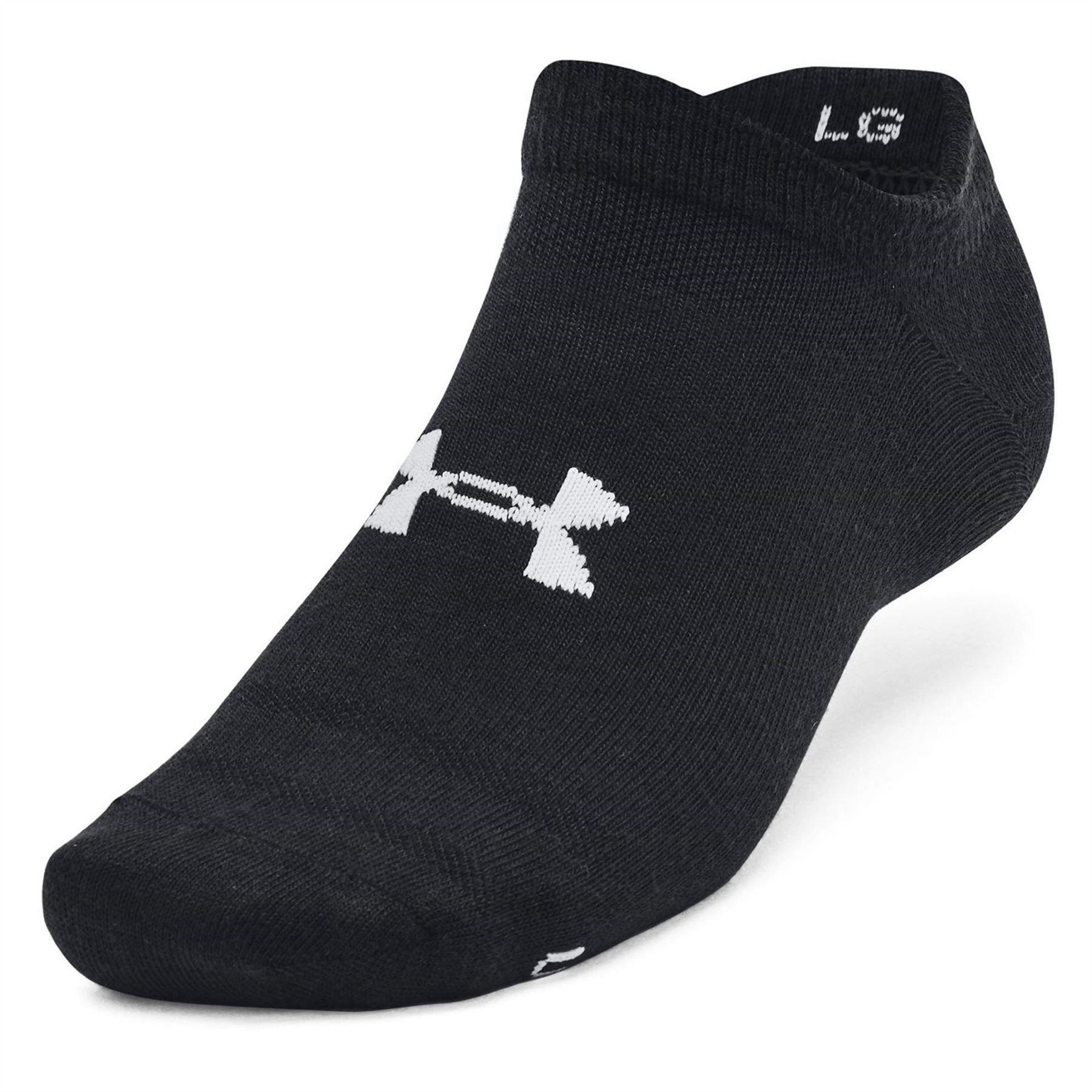 Under Armour Armour Essential 6 Pack No Show Socks Unisex