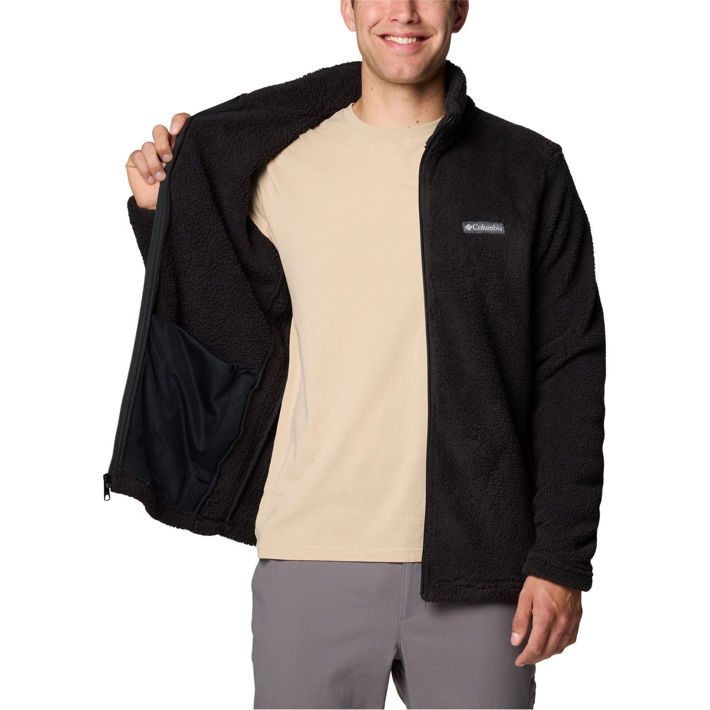Columbia Mens Rugged Ridge™ Iii Full Zip Sherpa Fleece Jacket