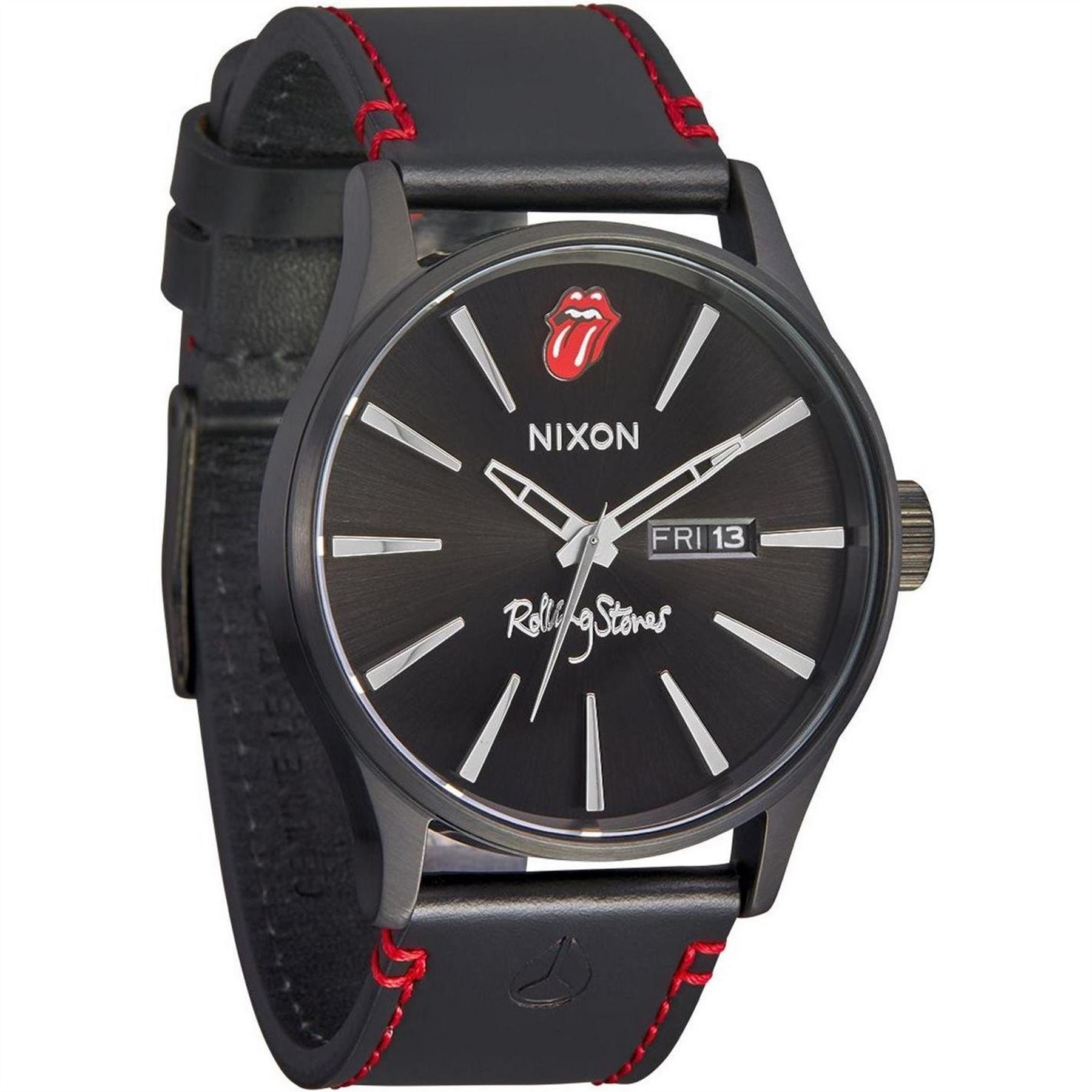 Nixon Leather Strap Analogue Watch