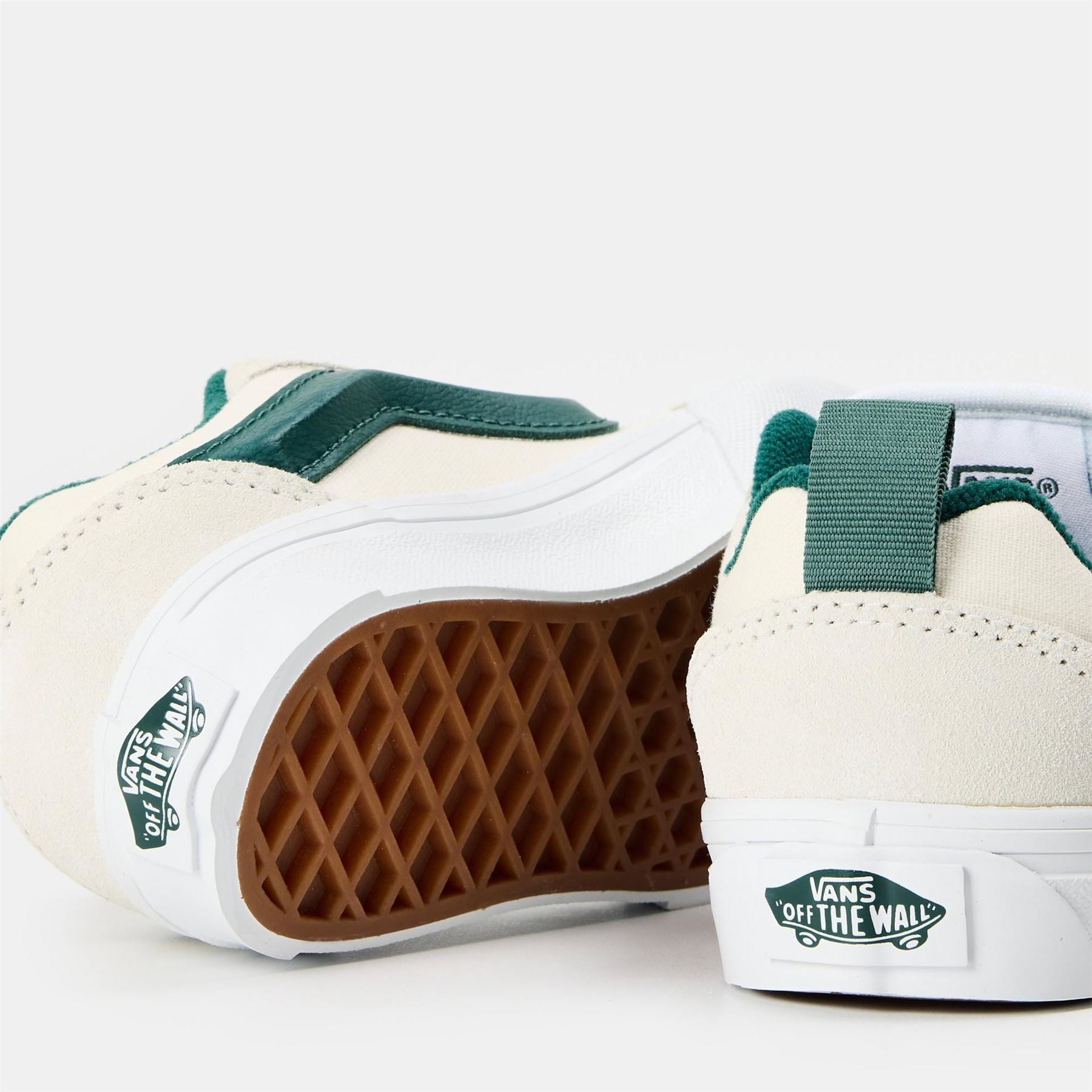 Vans Kids Knu Skool Retro Sport Green Marshma Canvasas Trainers