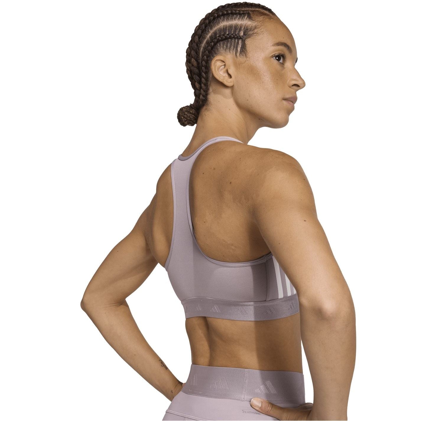 adidas Scoop Neck Compression Sports Bra