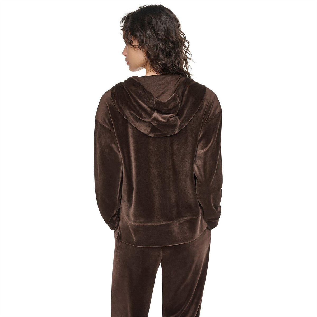 DKNY Velourdmt FulL-Zipullover Hoody Ld64
