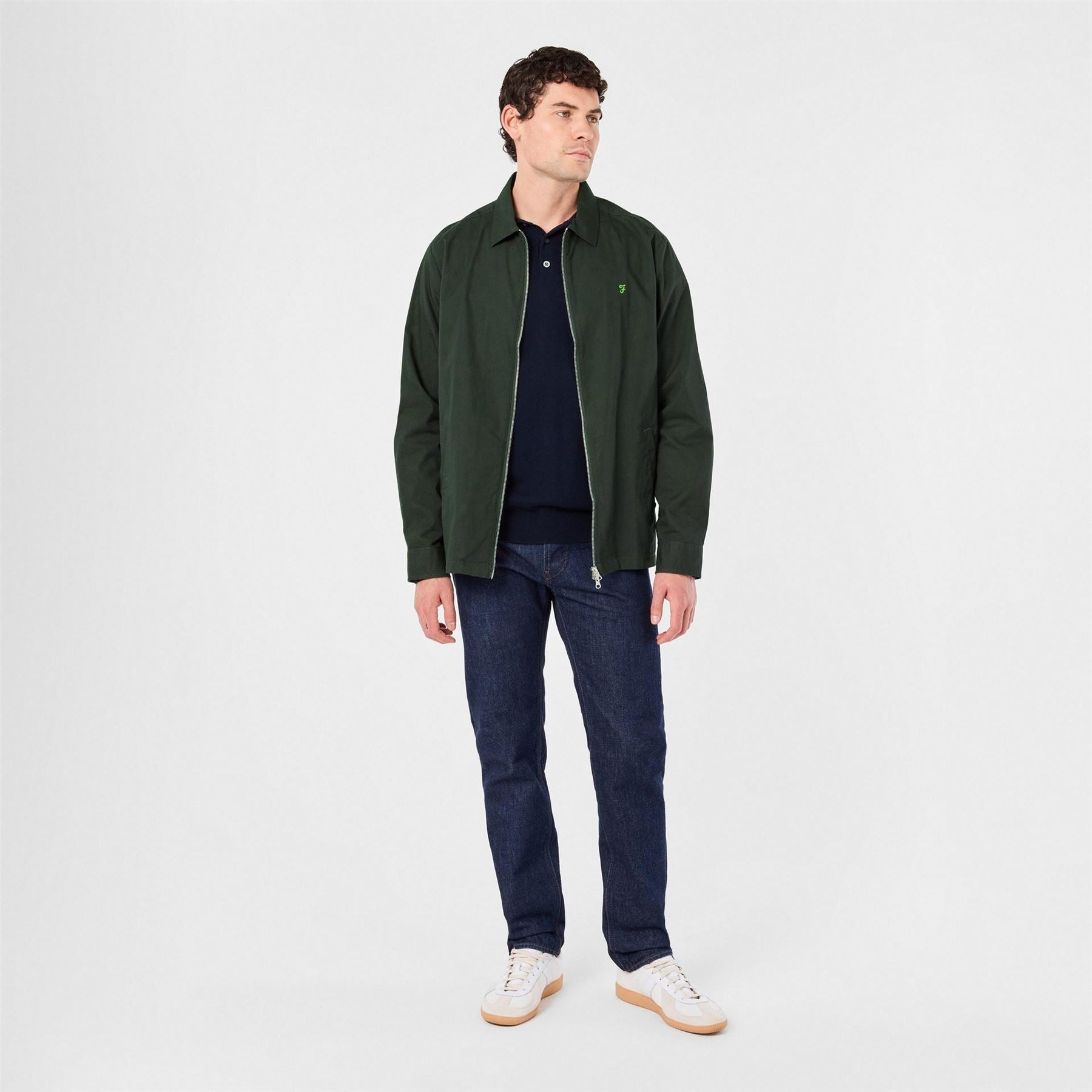 Farah Radley Long Sleeve Zipped Overshirt