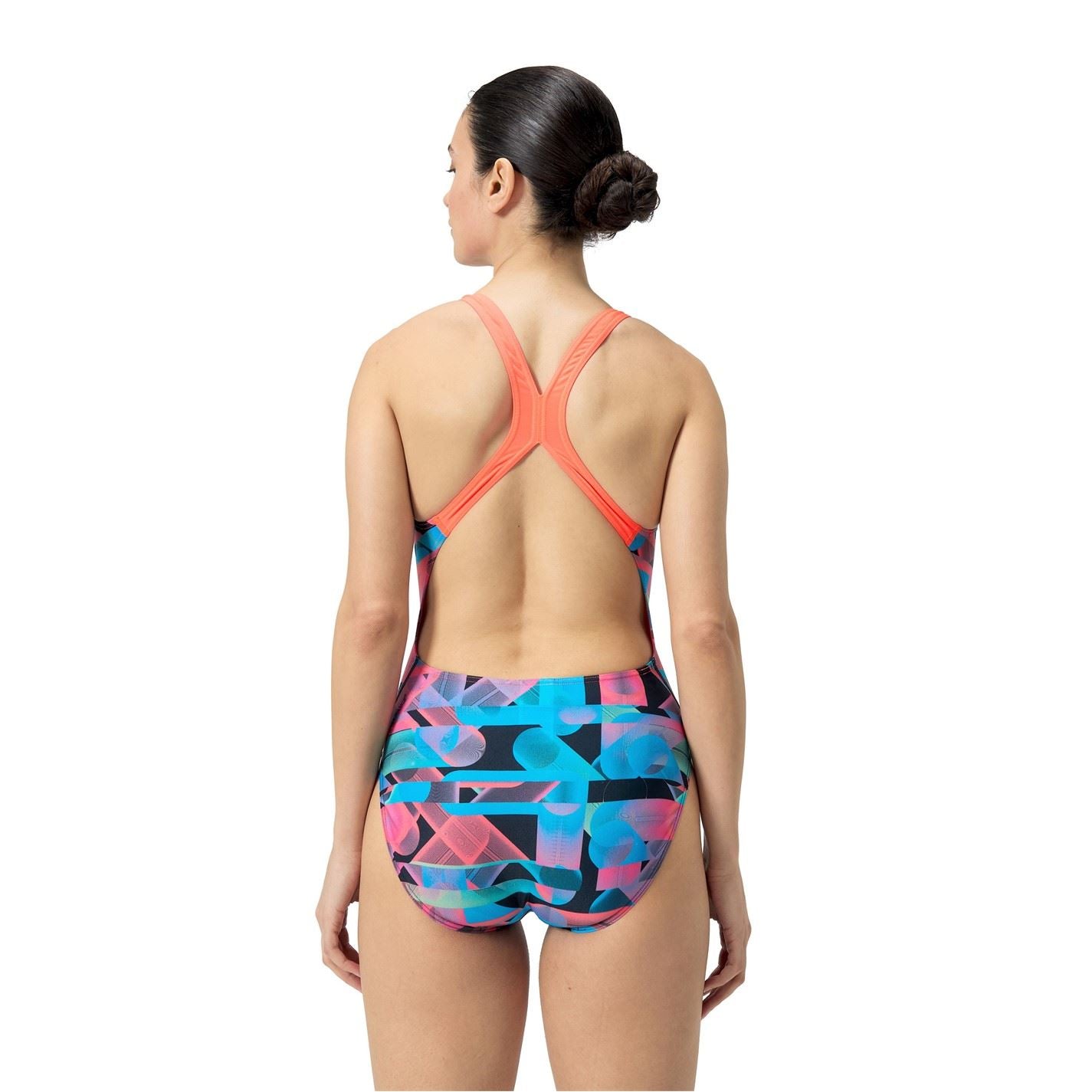 Speedo Aodigi Graphic Print Swimsuit