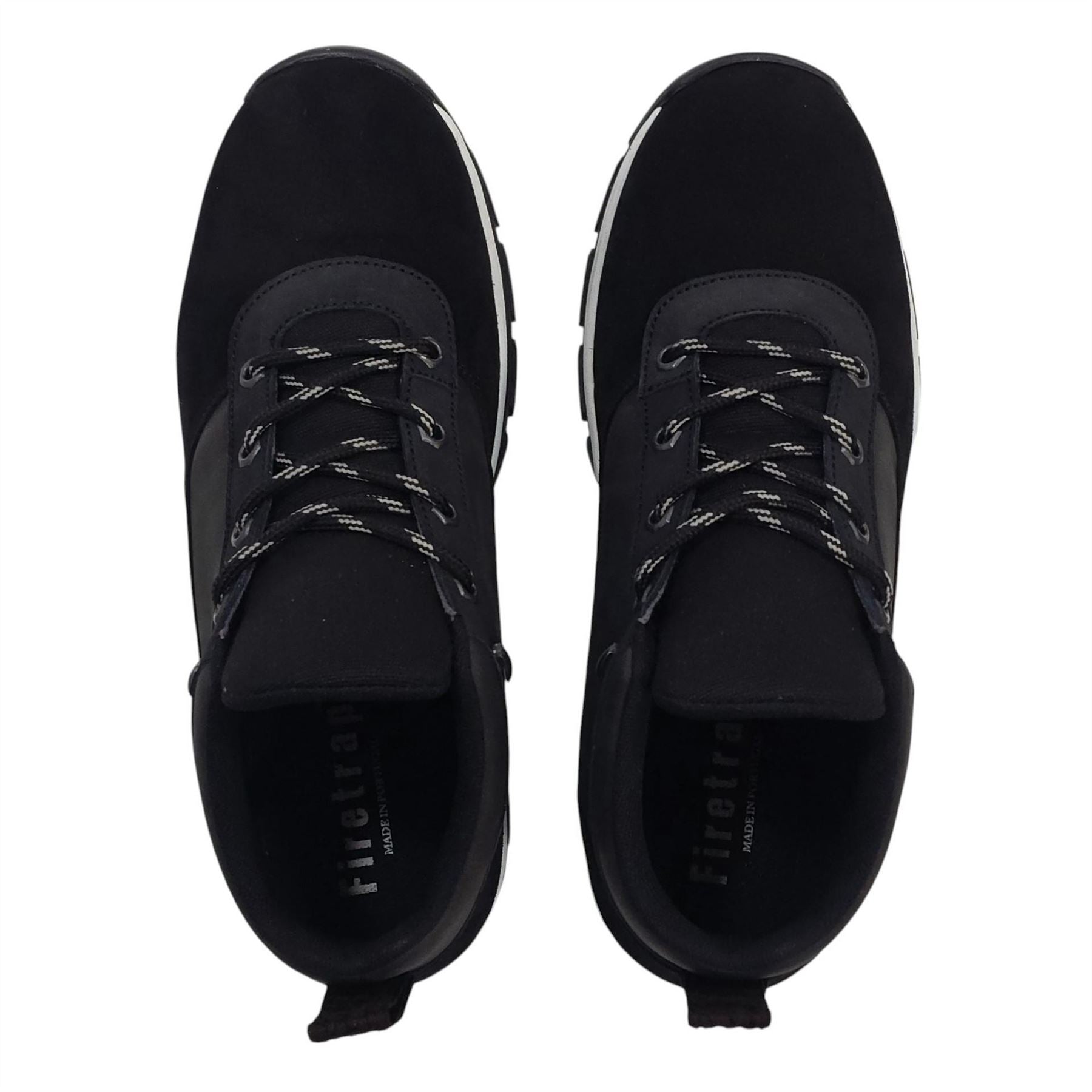Firetrap Delia Premium Leather Ankle Lace Up Hiker Rugged Boots