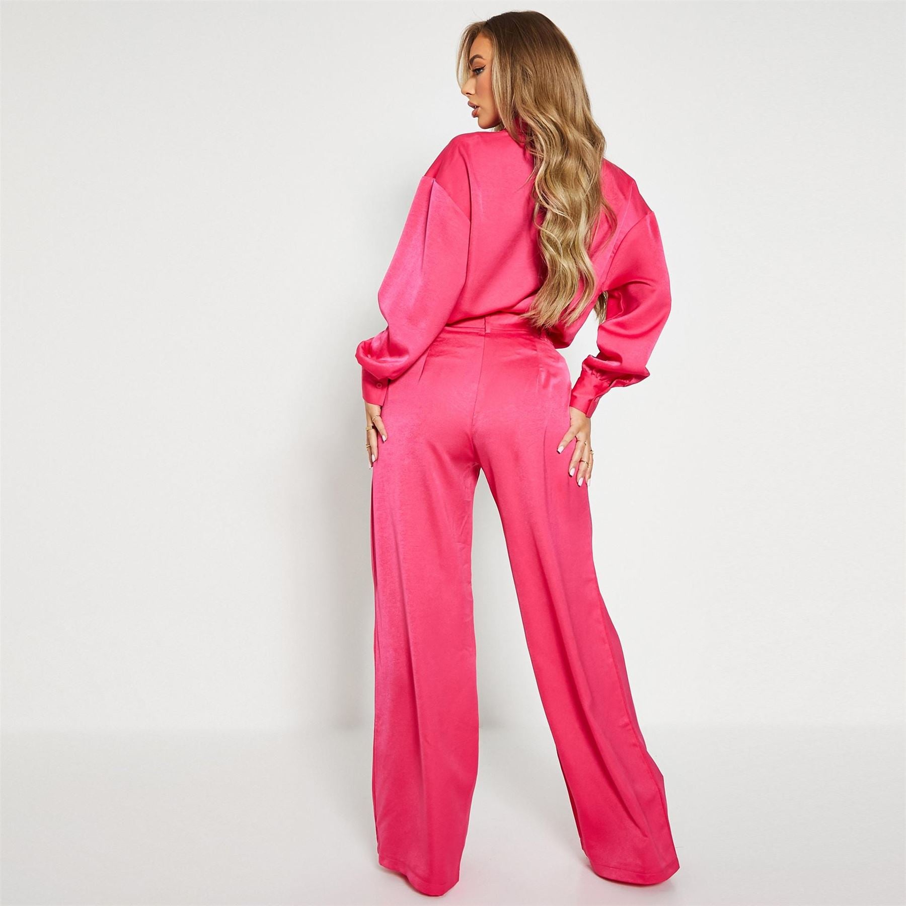 I Saw It First Wide Leg Tailored Trousers