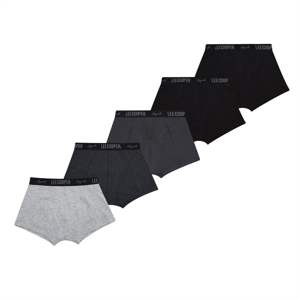 Lee Cooper Cooper Comfort Fit Junior Boys Trunk 5 Pack