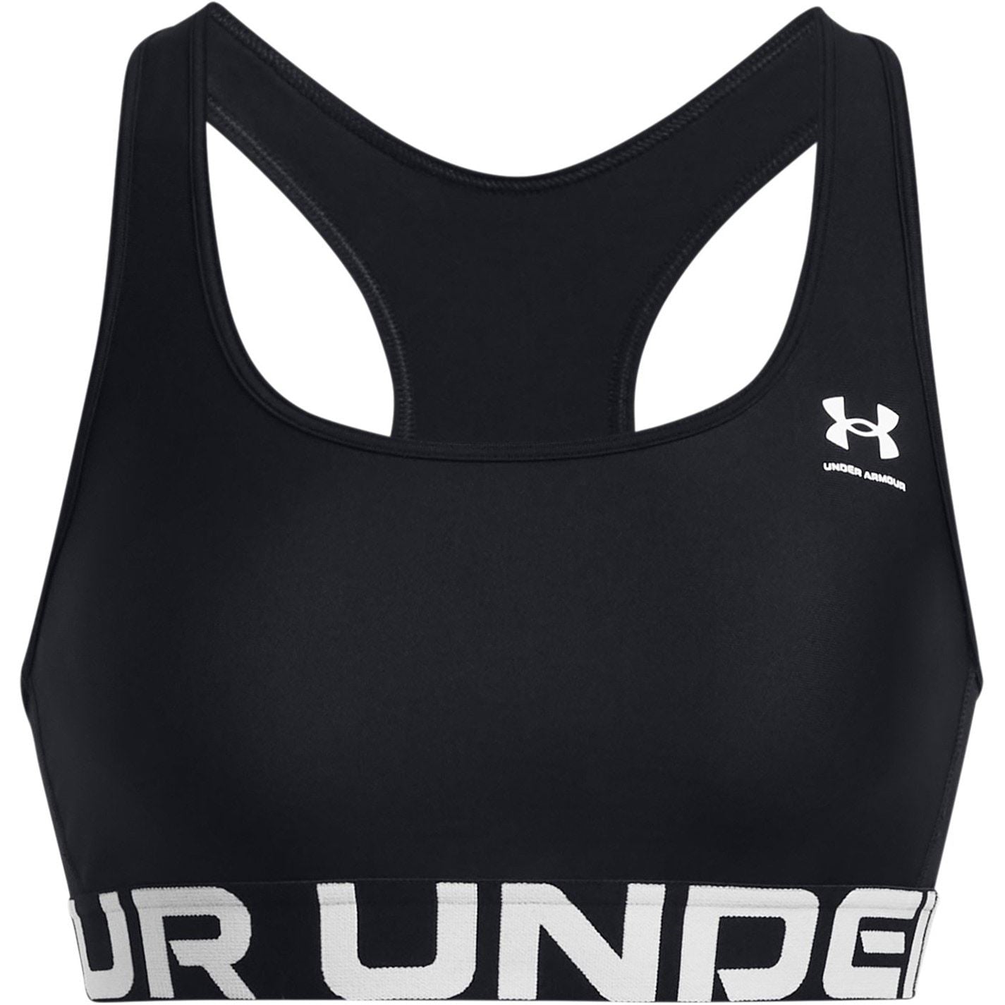 Under Armour Womens Armour Heatgear® Armour Mid Branded Sports Bra