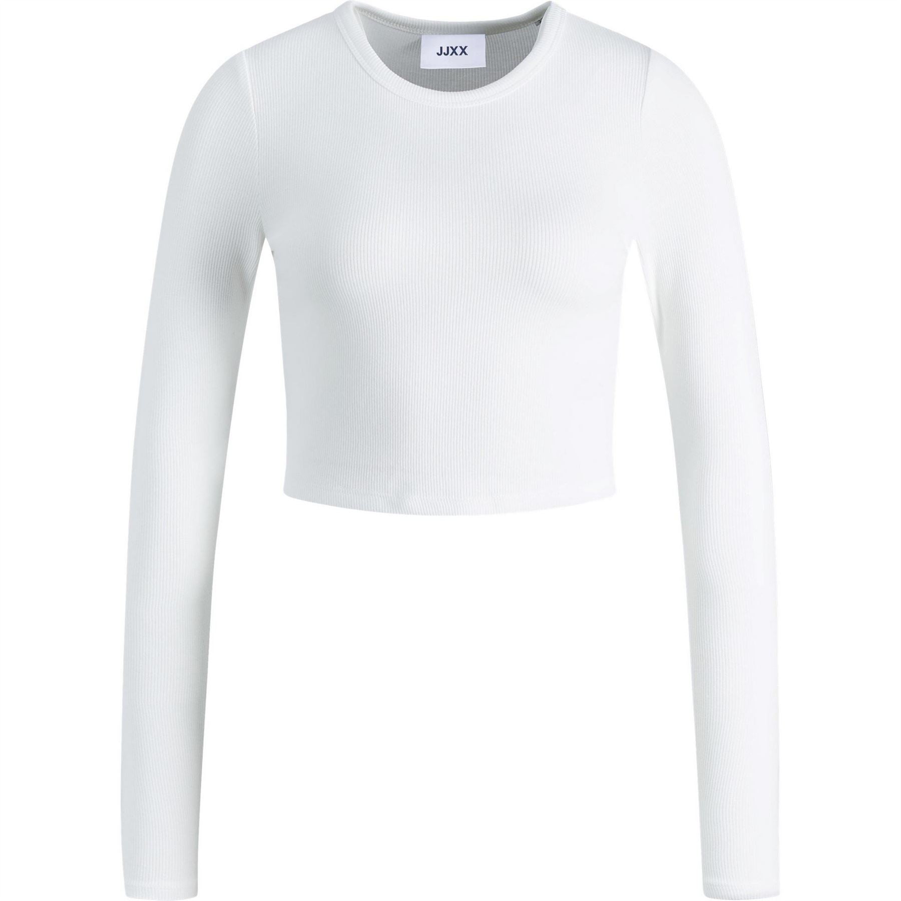 JJXX Feline Slim Fit Cropped Long Sleeve T-Shirt