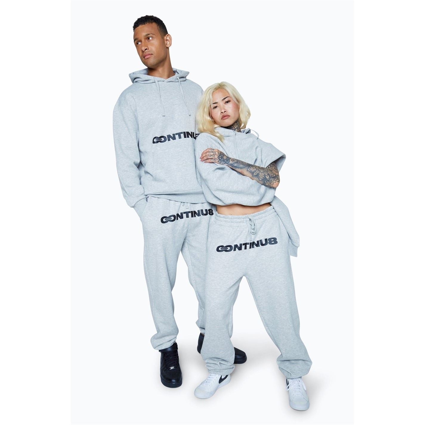 Hype Boxy Fit Lettering Joggers
