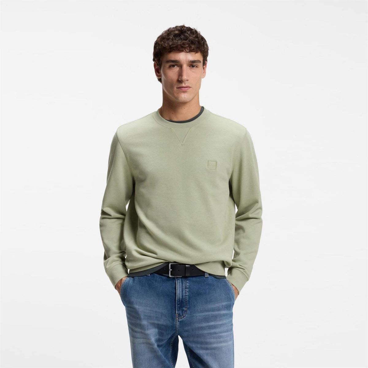 Boss Orange Long Sleeve Premium Cotton Sweatshirt (westart Crew Neck)