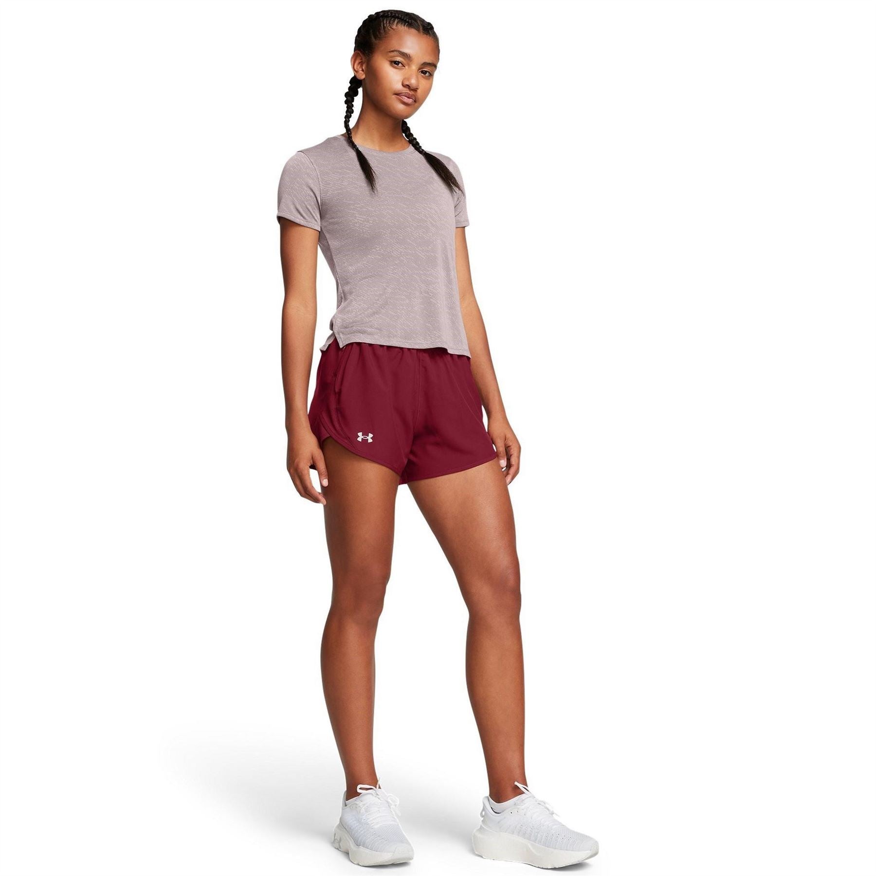 Under Armour Womens Armour Ua Fly By 3 Shorts Gym Shorts
