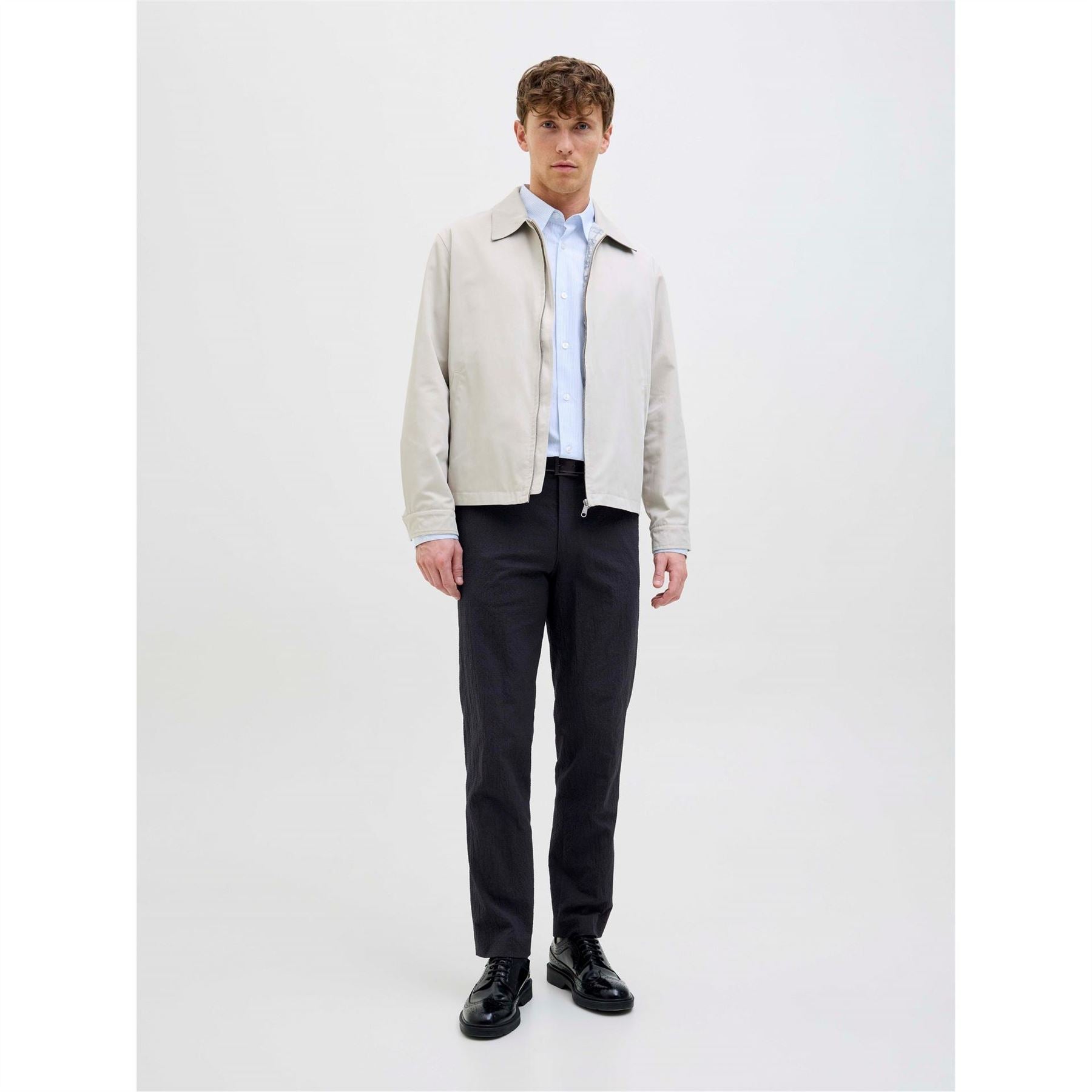 Jack and Jones Seersucker Cargo Trousers