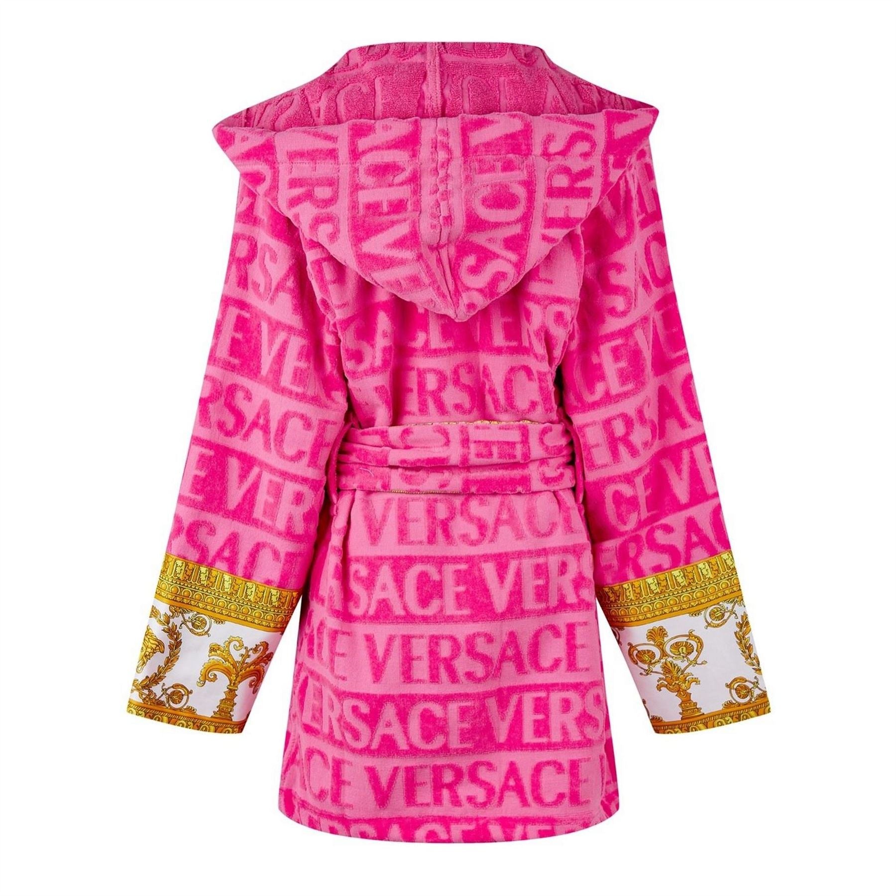 Versace Home Short Baroque Hooded Robe