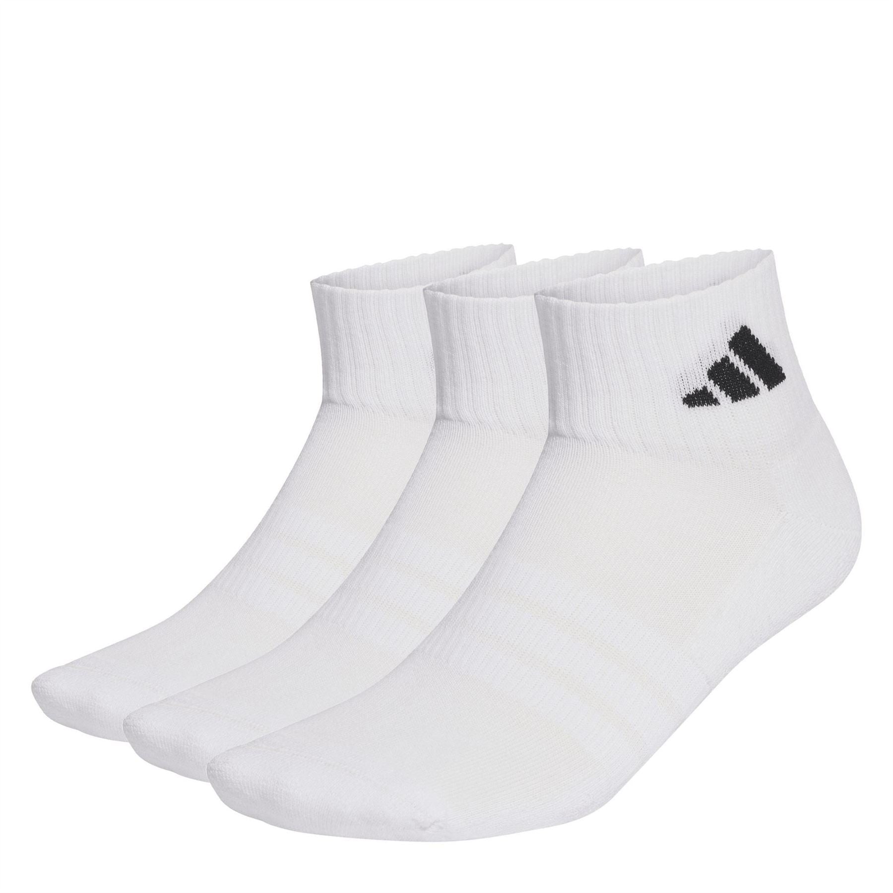 adidas 3 Pack Ankle Socks Unisex Juniors