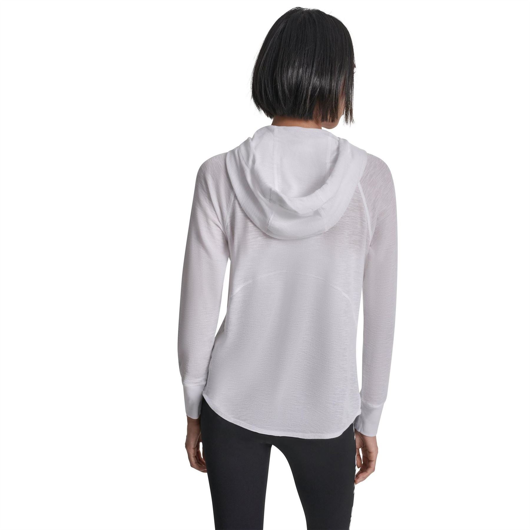 DKNY FulL-Zip Waffle Hoody