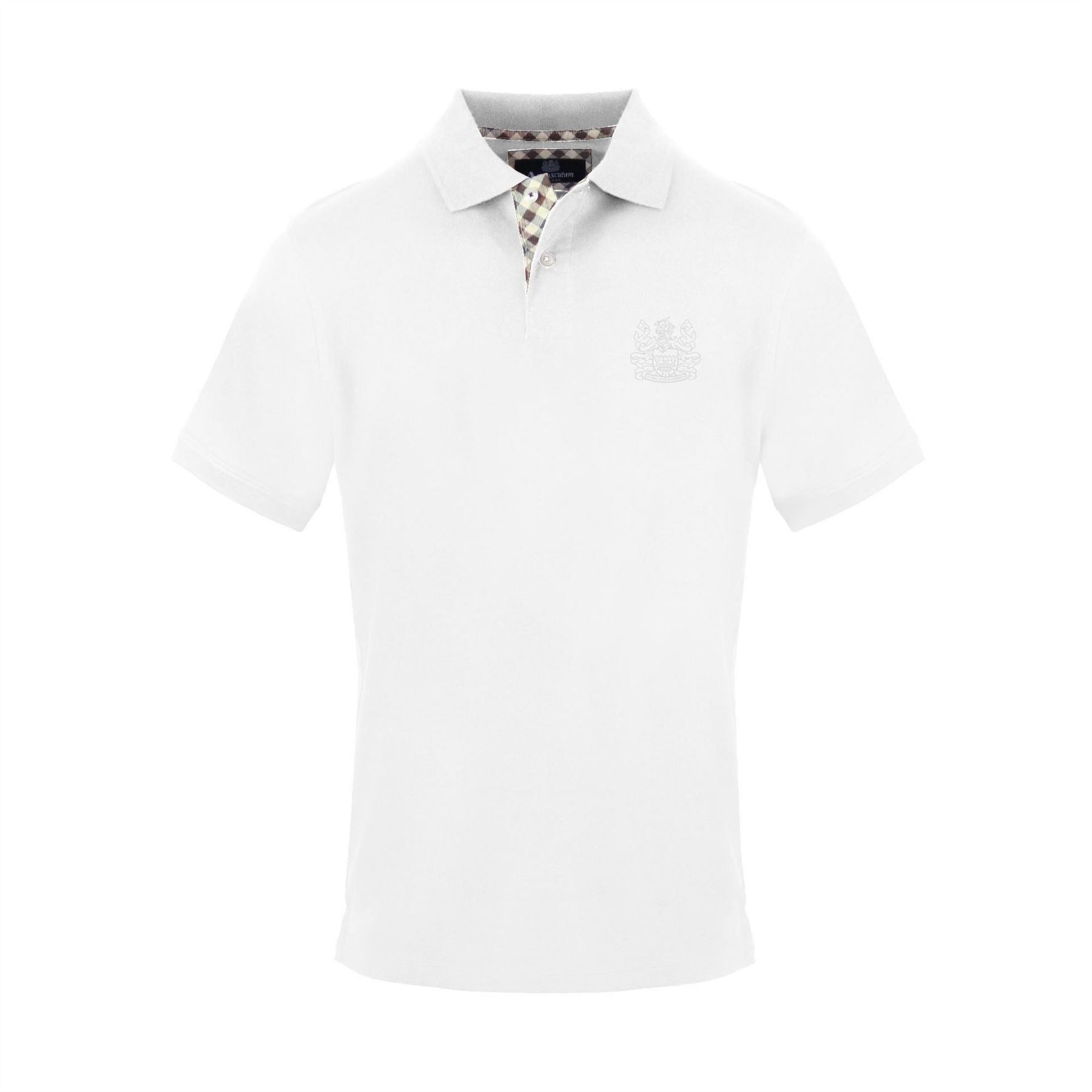 Aquascutum Collared Neck Short Sleeve Polo Shirt