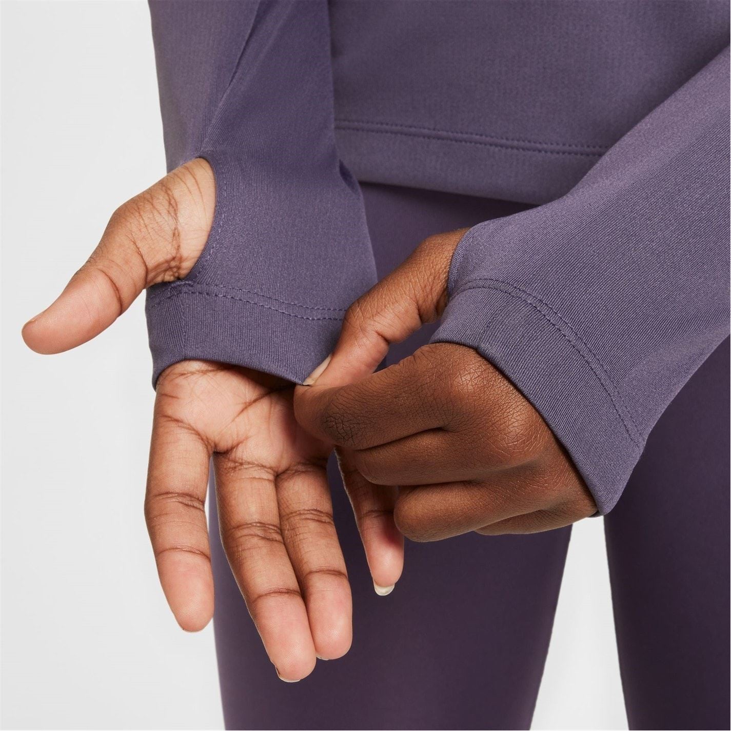 Nike Older Girls Dri Fit Long Sleeve Half Zip