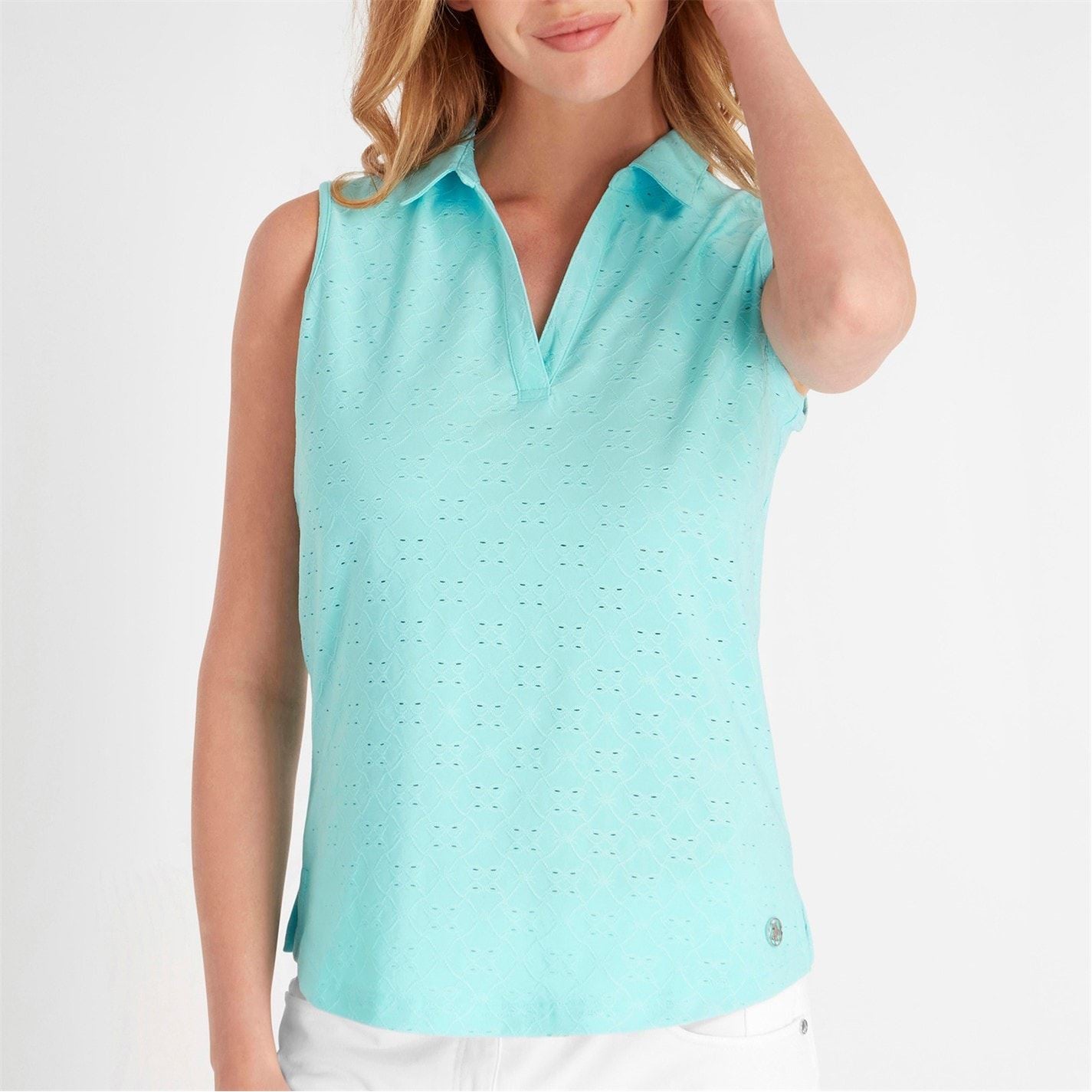 Calvin Klein Golf Sleeveless Performance Polo Shirt