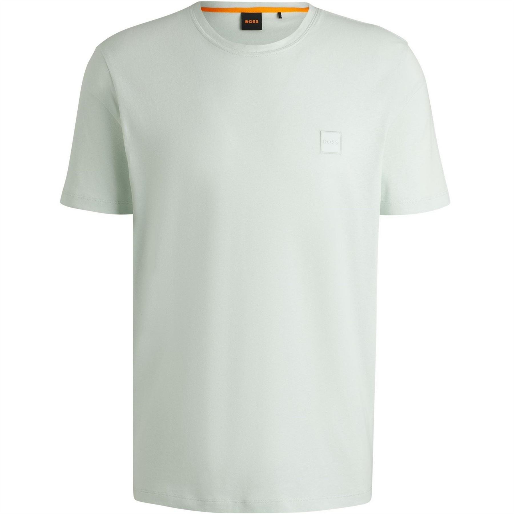 Boss BOSS ORANGE Tales T Shirt with Logo Patch Premium Cotton