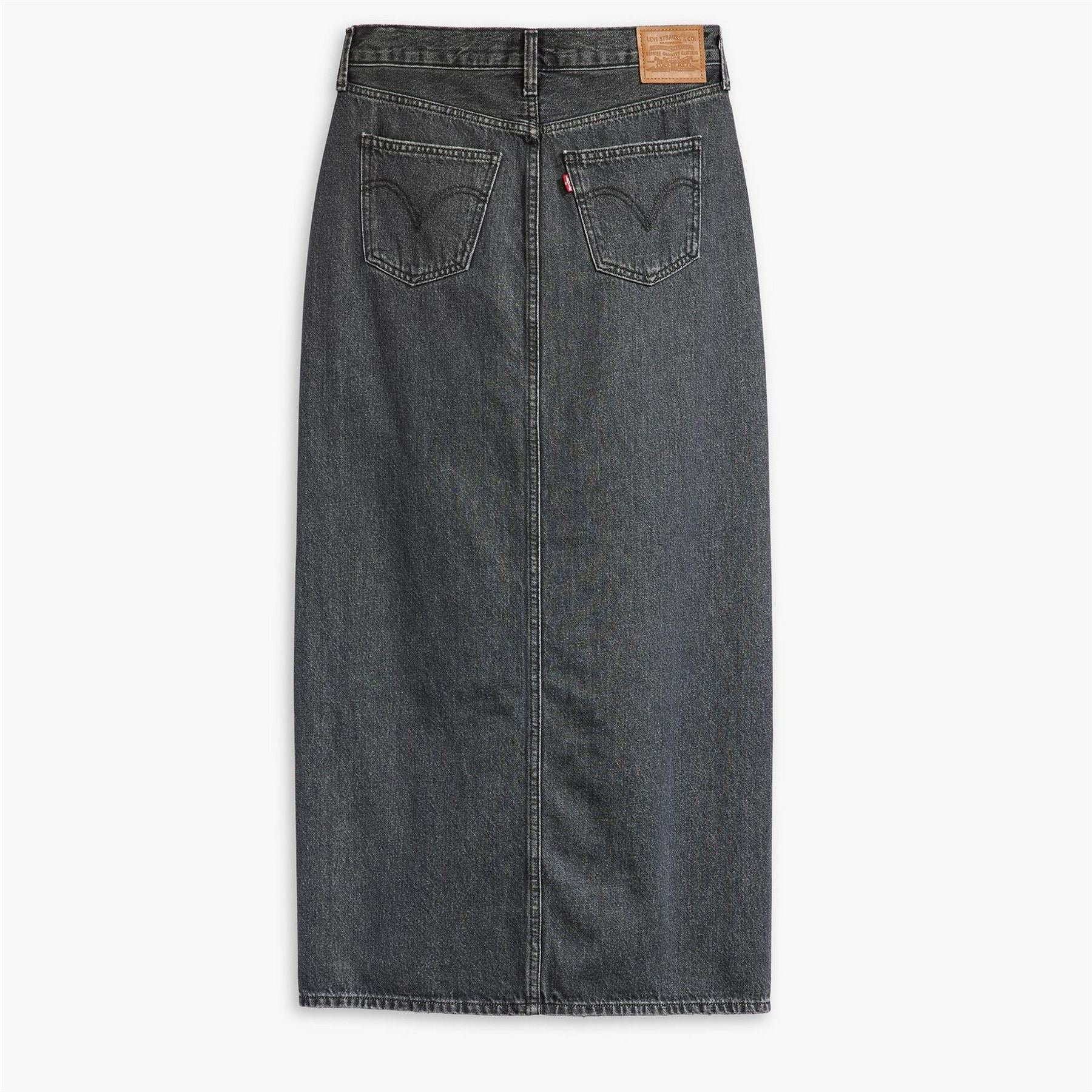 Levis Ankle Column Denim Skirt