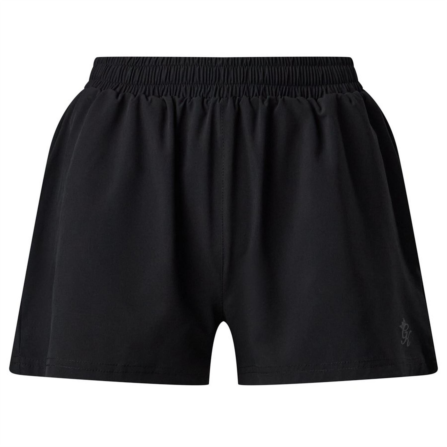 Gym King King Victory Solid Bermuda Shorts with Elasticated Waistband