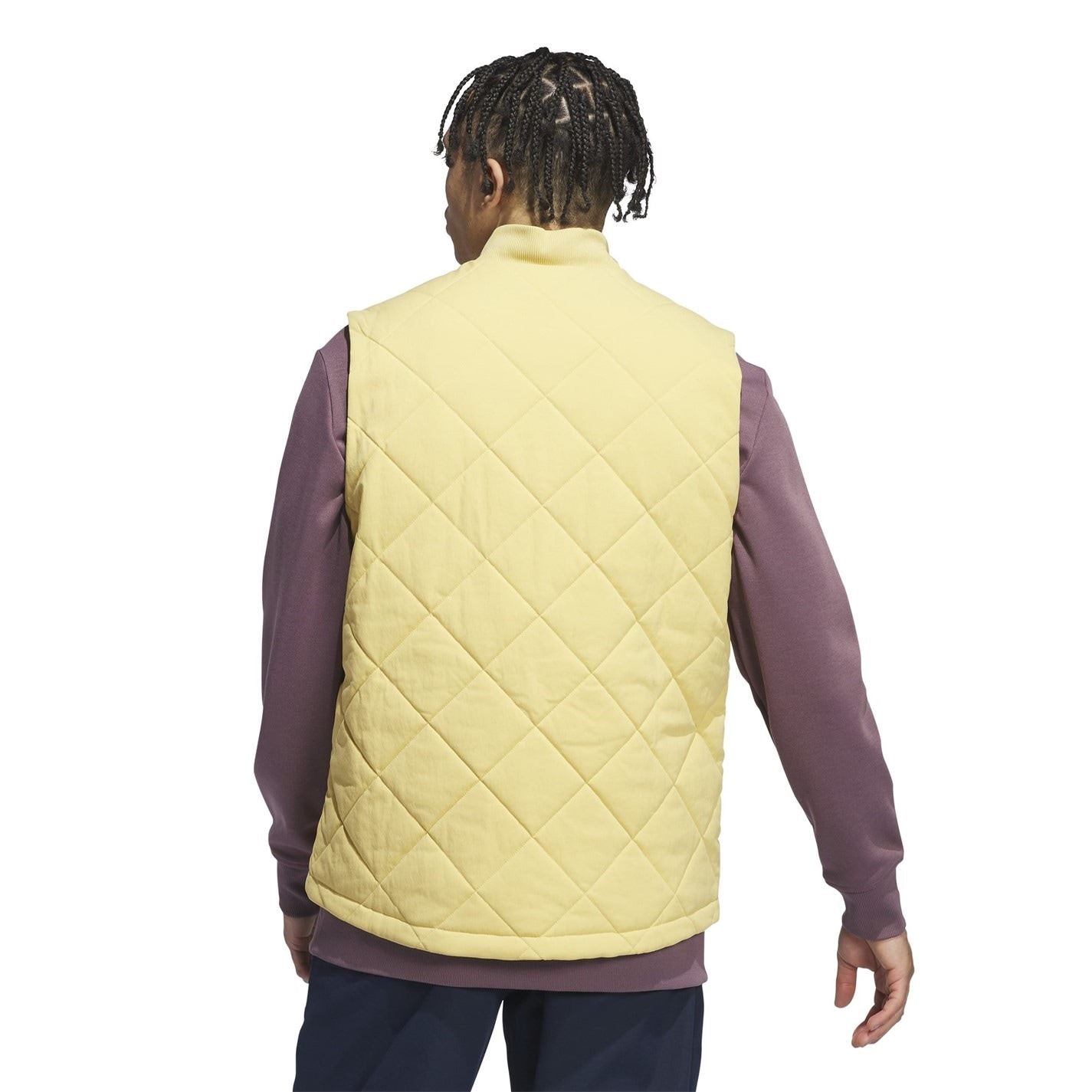 adidas Mens Go To Quilted Dwr Full Zip Vest