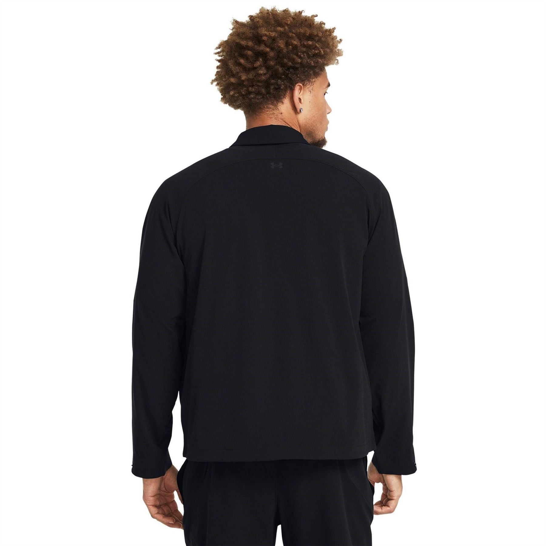 Under Armour Solid Patterned Bomber Jacket with Zipped Pocket