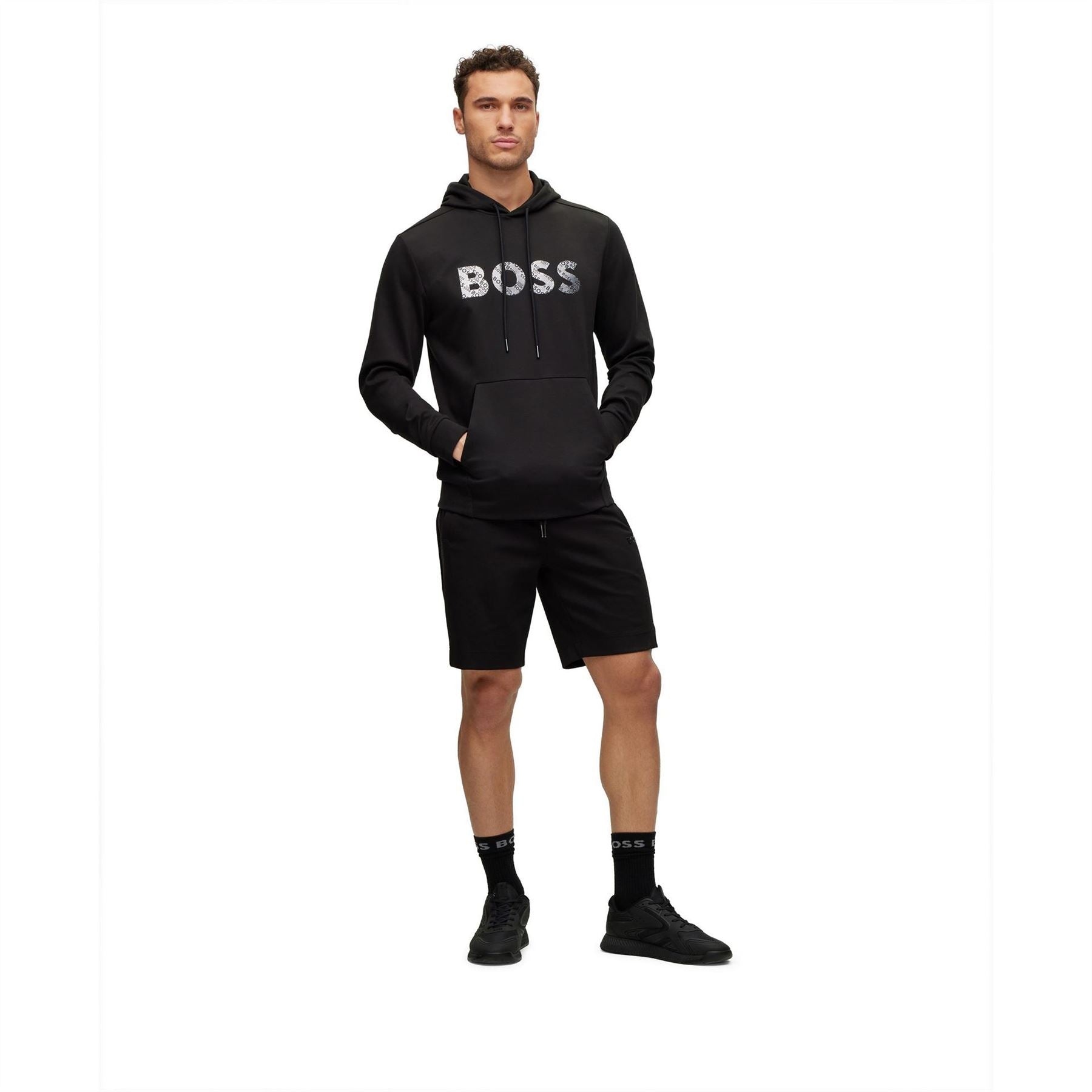 Boss Headlo Mirror Solid Sweat Shorts