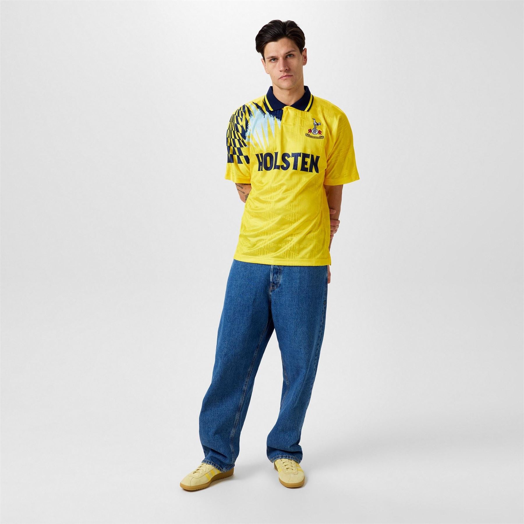 Score Draw Tottenham Hotspur Retro Away Shirt 92 Adults