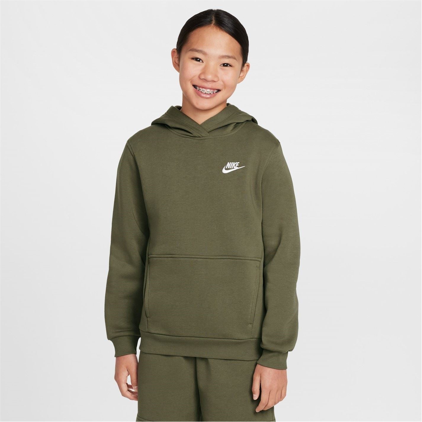 Nike Sportswear Club Fleece Big Kids Pullover Hoodie