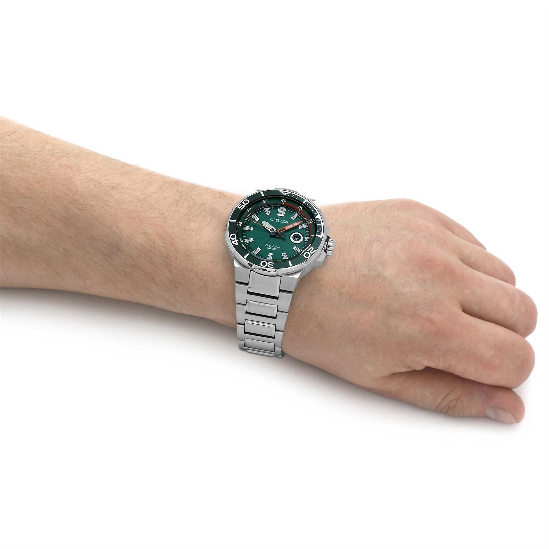 Citizen Stainless Steel Classic Eco Drive Watch Aw1428 53x