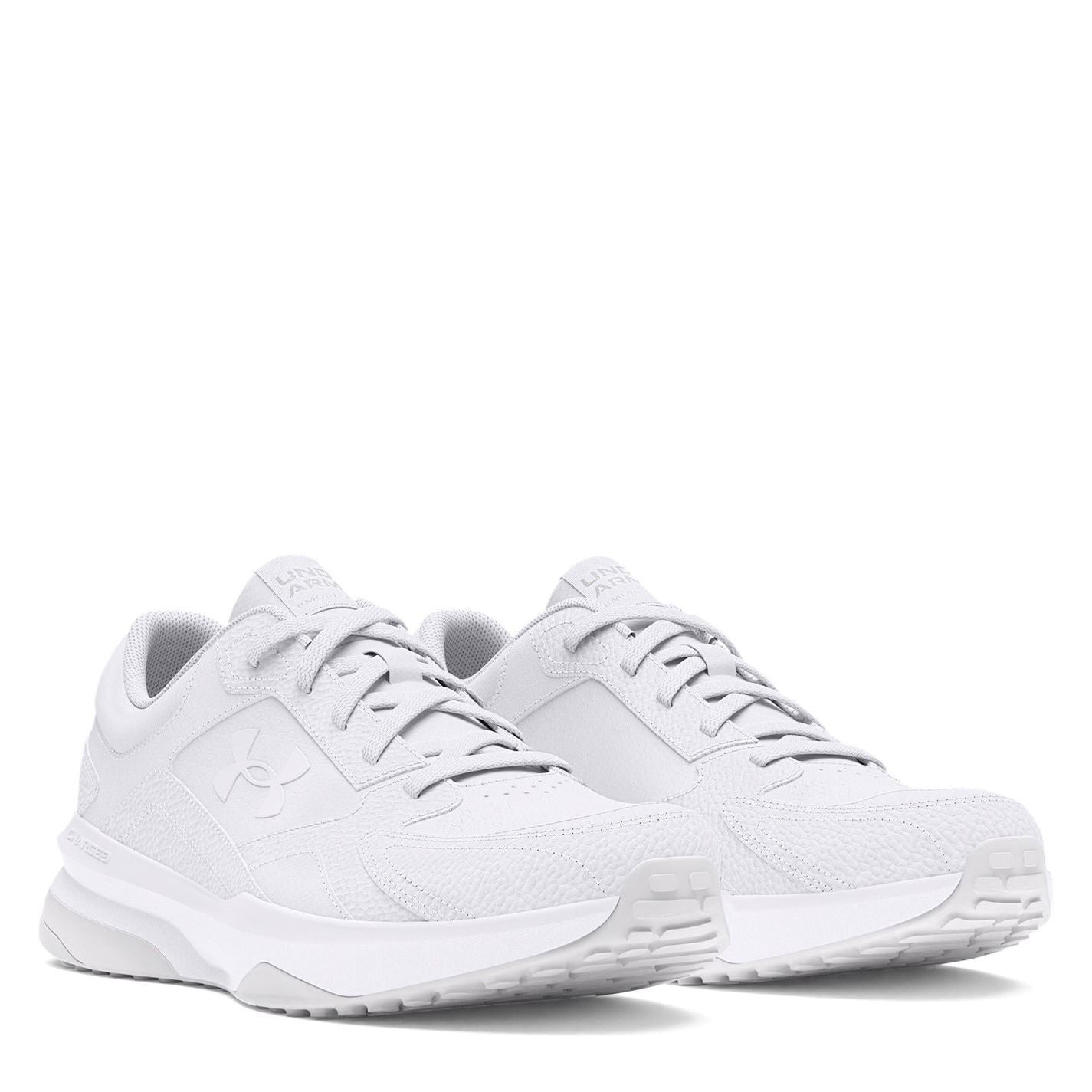 Under Armour Edge Leather Lace-Up Low Top Sneakers