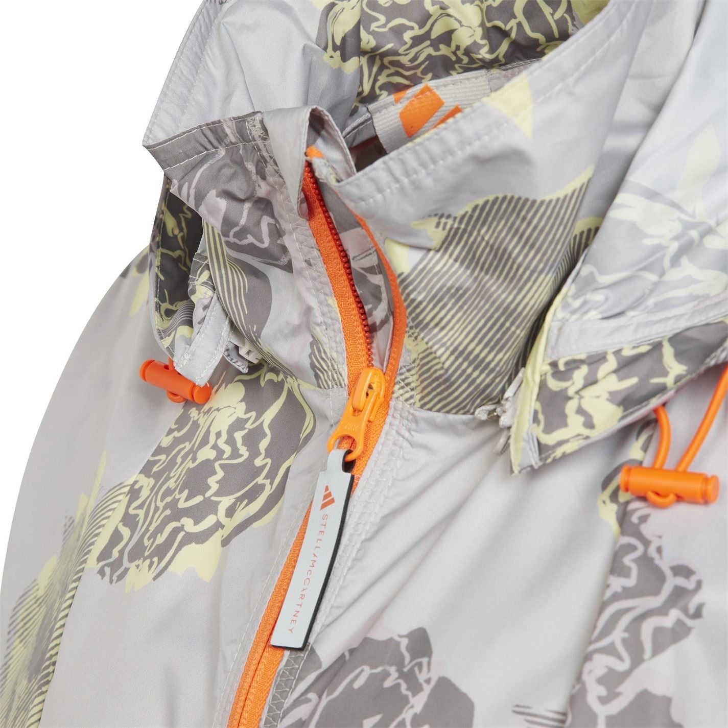 adidas Floral Patterned Hooded Parka Jacket