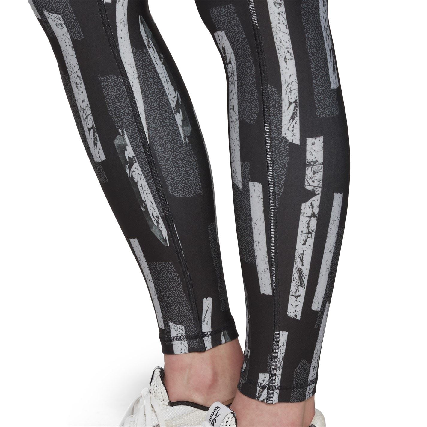 Reebok Womens Myt Allover Print Leggings Legging