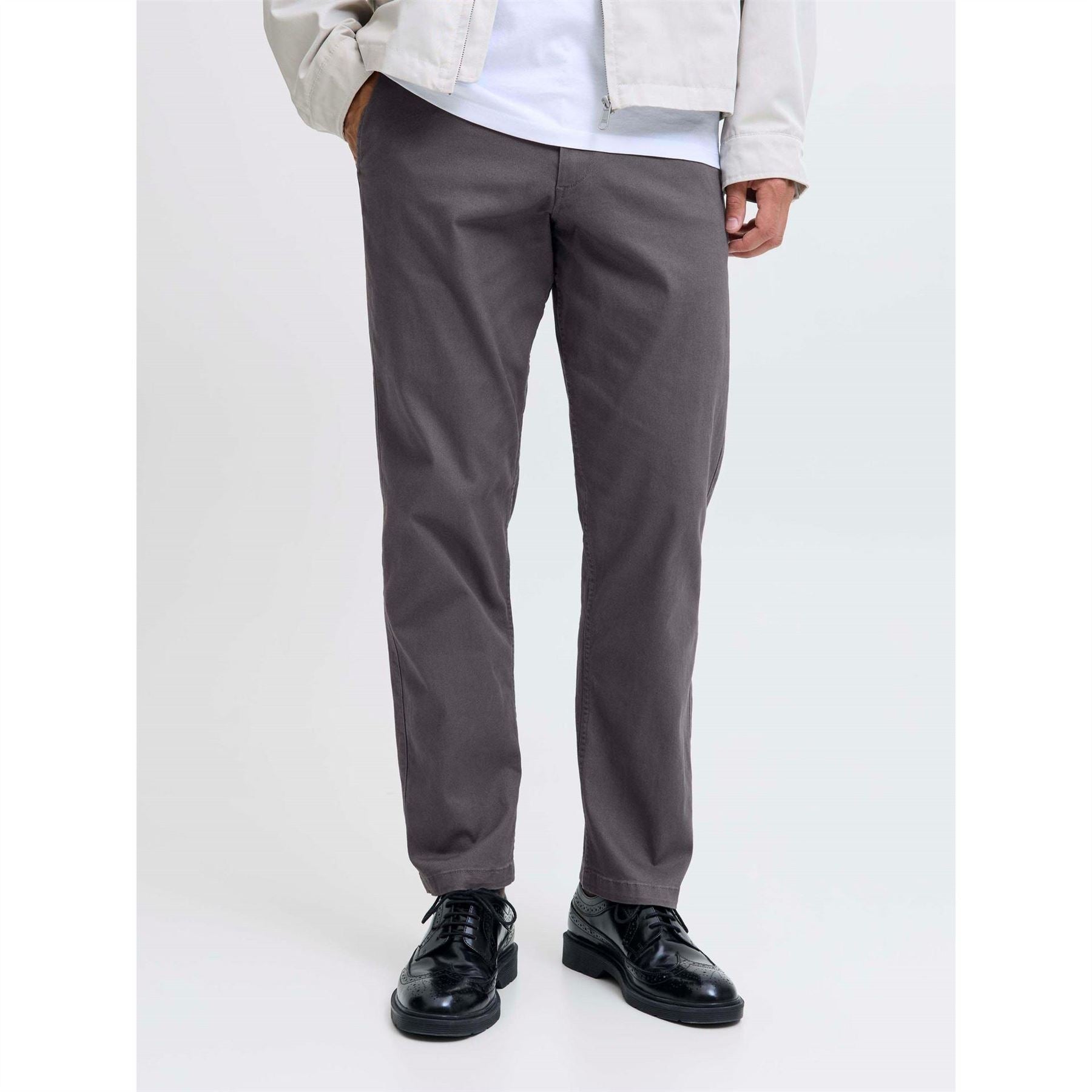 Jack and Jones Kane Dave Solid Patterned Chino Trousers