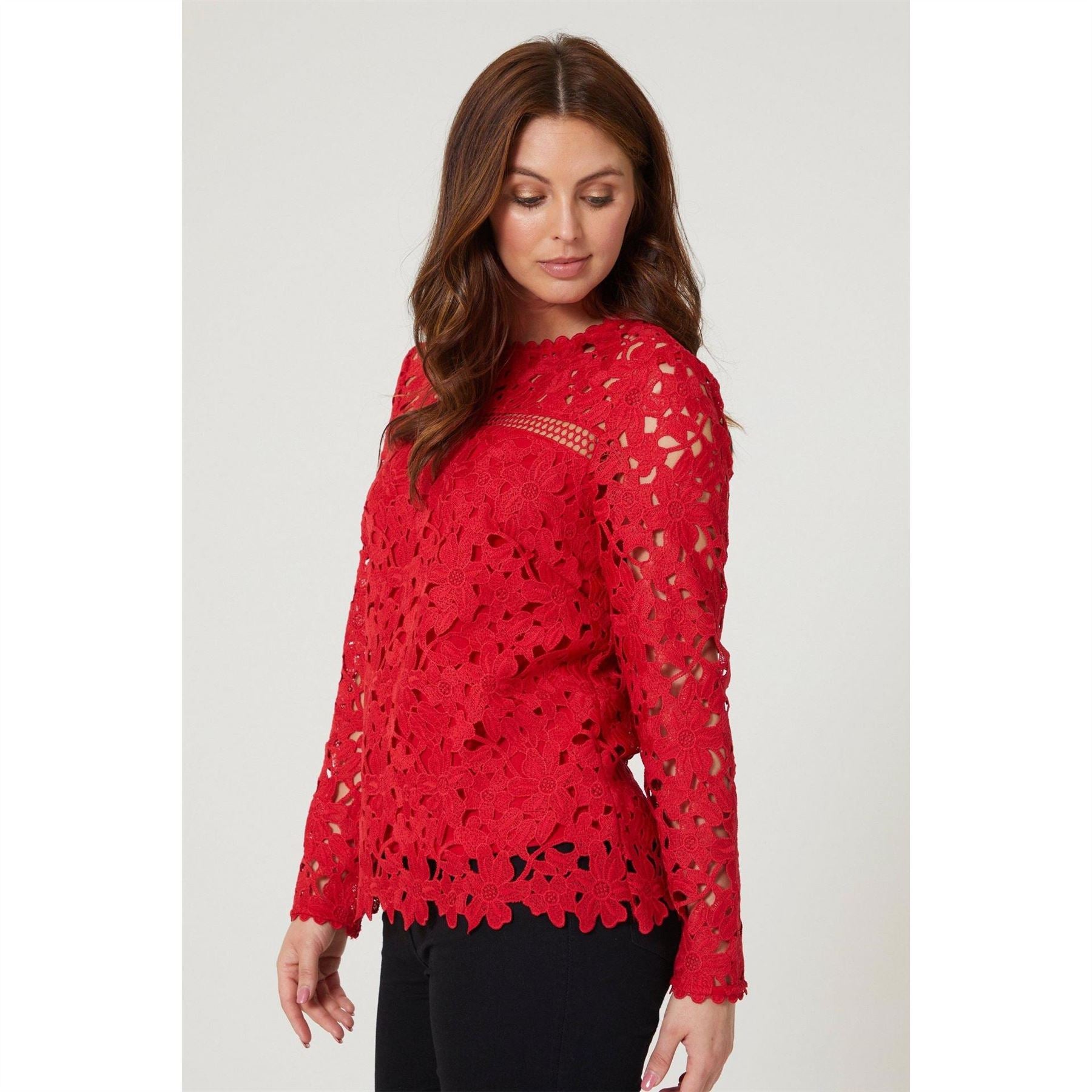 Be You Long Sleeve Lace Top