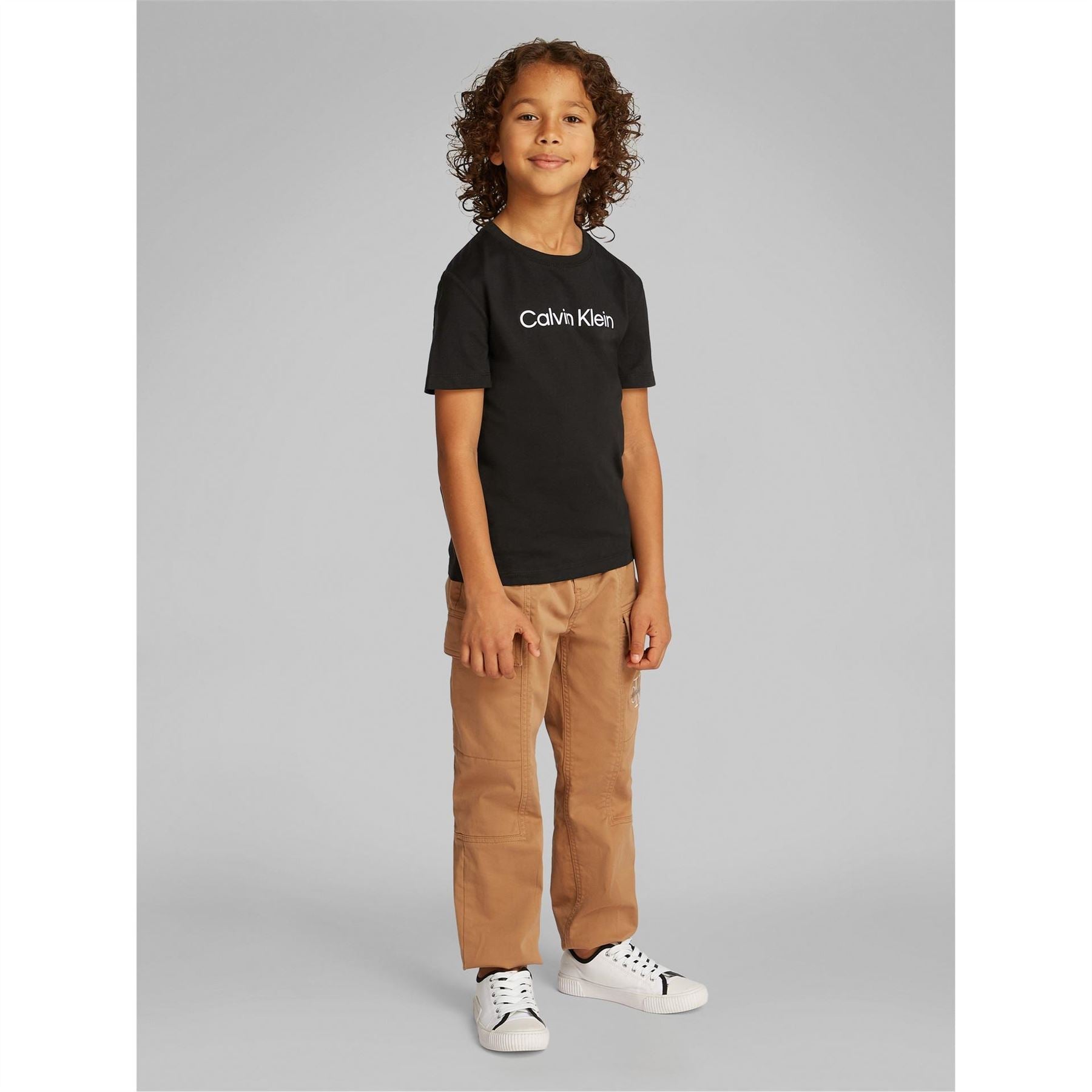 Calvin Klein Jeans Regular Fit Lettering Crew Neck T-Shirt